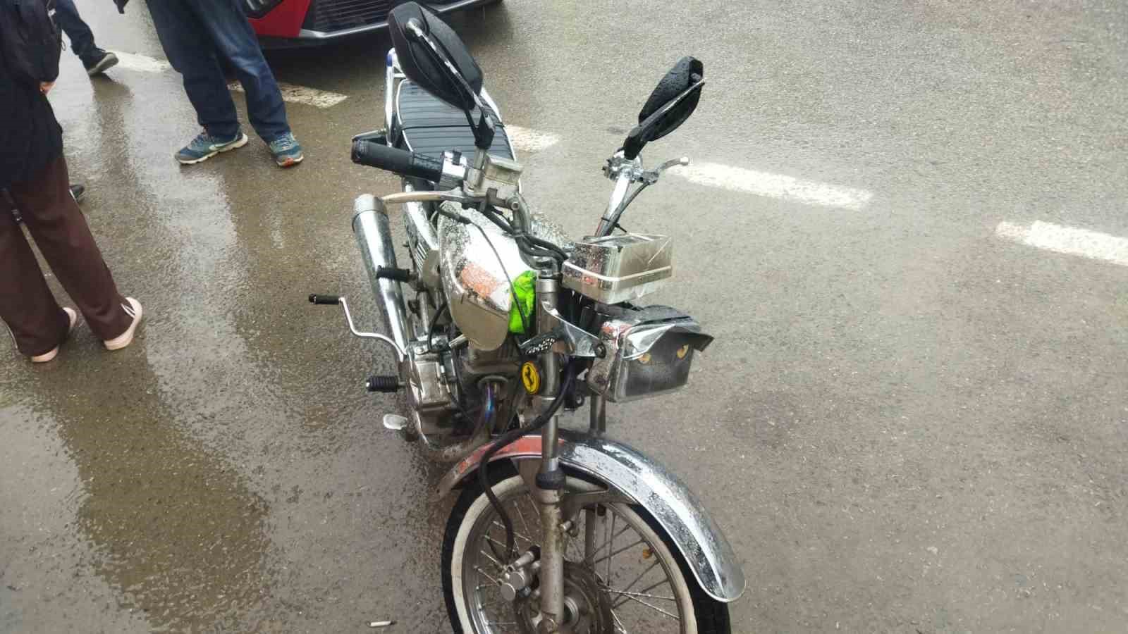 Bir anlık dalgınlık kazayı getirdi
