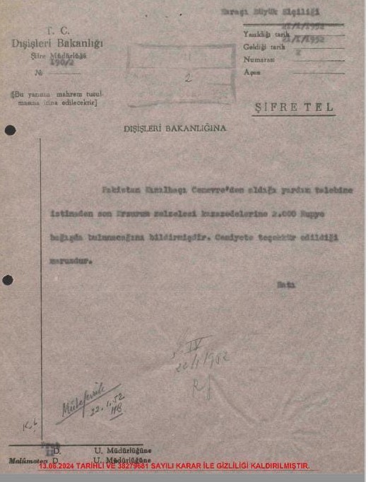 Bir belge, bir felaket, bir dostluk: Pakistan’ın Erzurum’a uzanan eli
