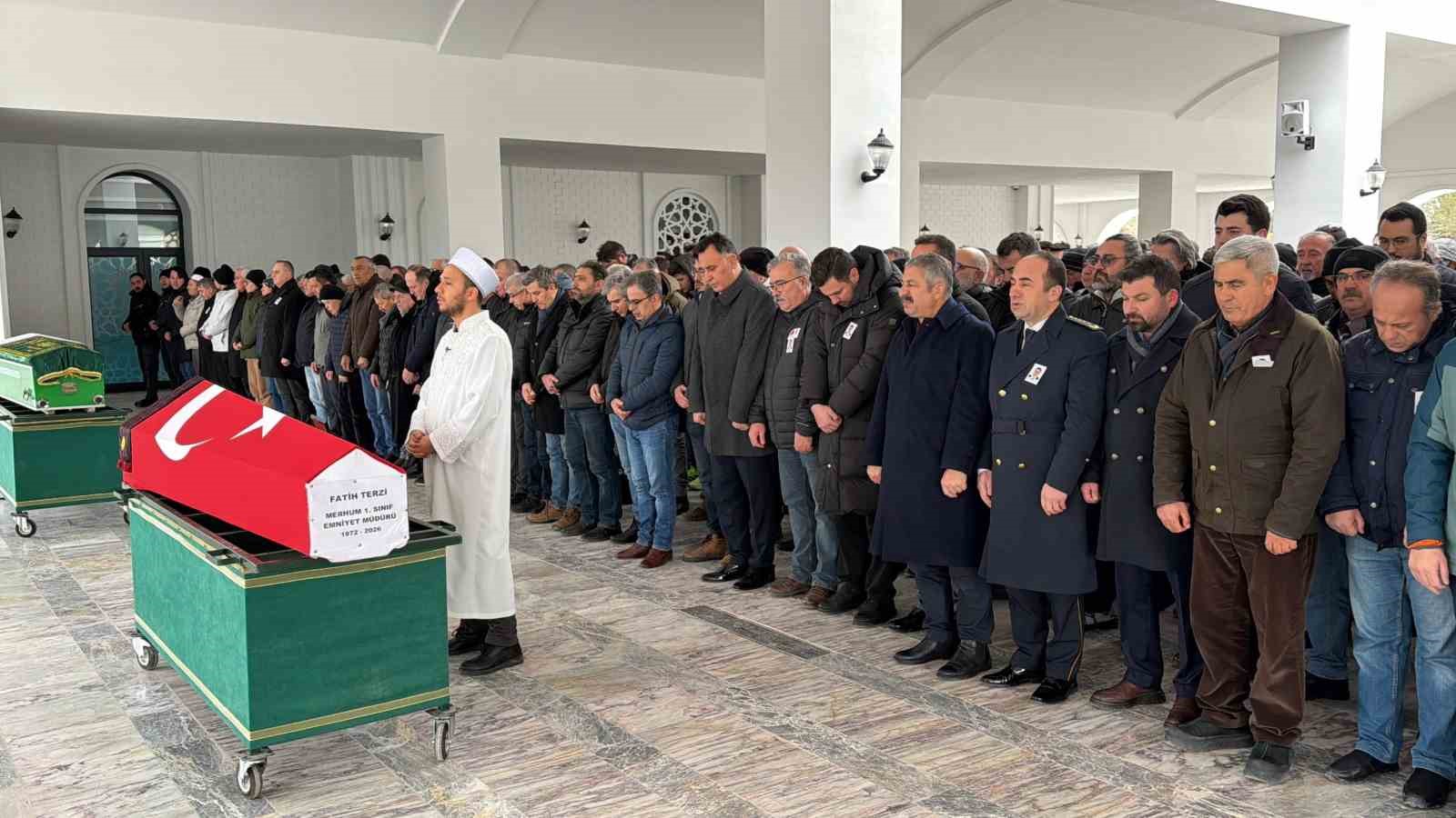 Birinci Sınıf Emniyet Müdürü Fatih Terzi, son yolculuğuna uğurlandı
