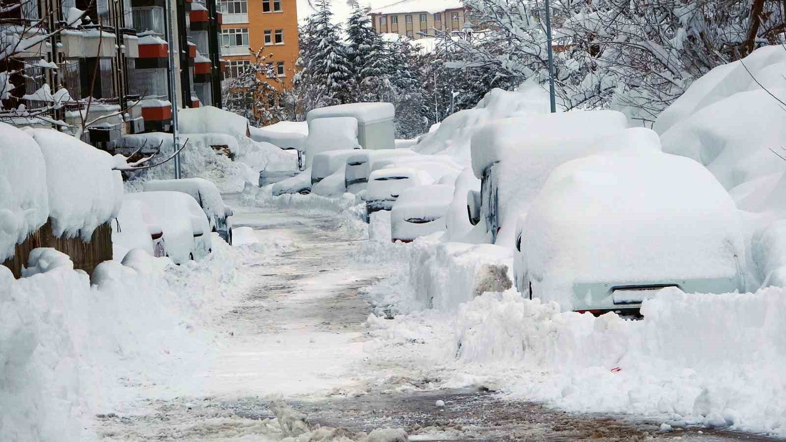 Bitlis mart ayında kara gömüldü
