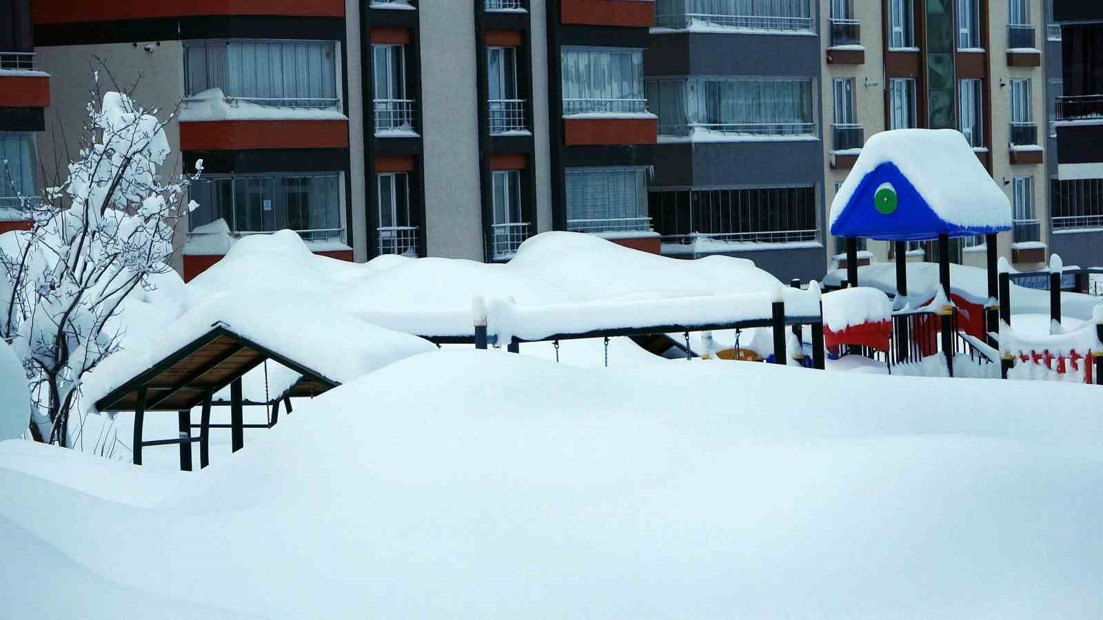 Bitlis mart ayında kara gömüldü
