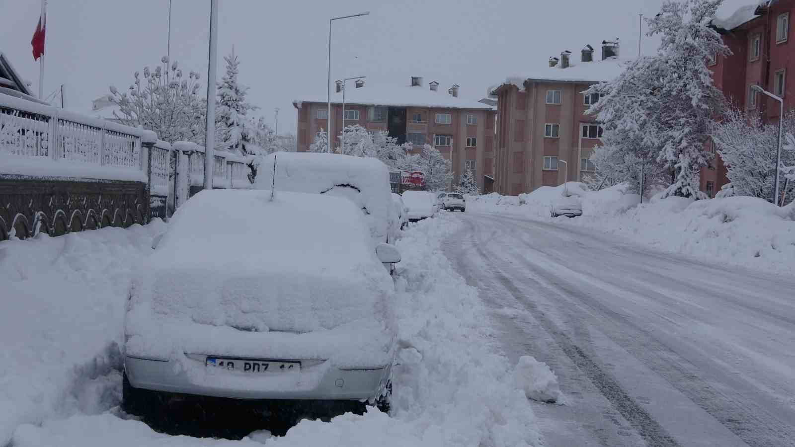 Bitlis’te kar yağışı: 62 köy yolu ulaşıma kapandı
