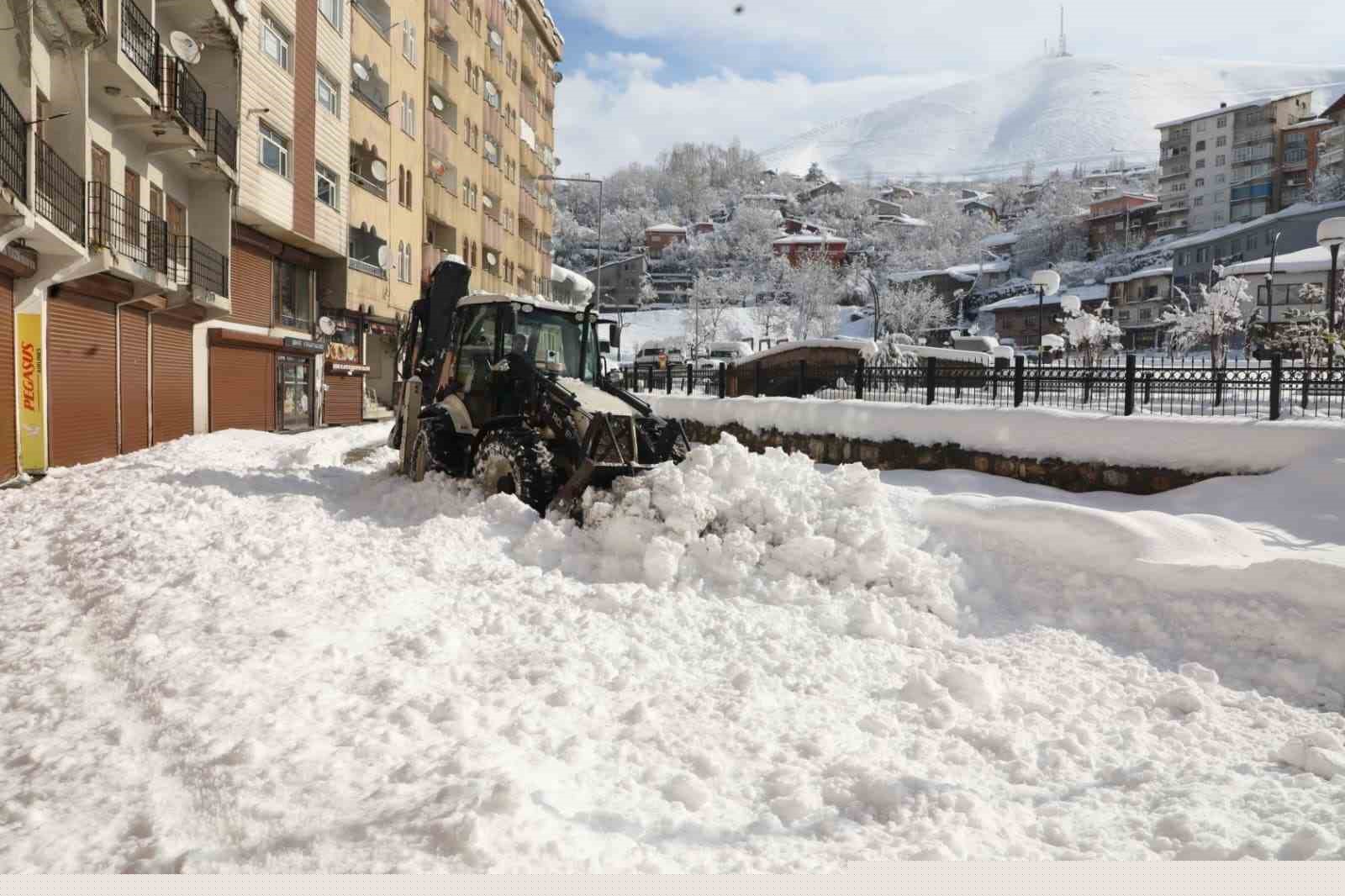 Bitlis’te karla mücadele çalışmaları aralıksız sürdürüyor
