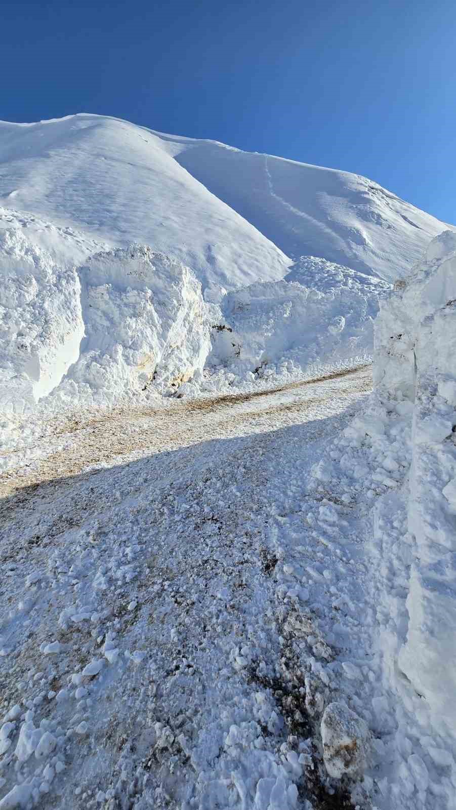 Bitlis’te karla mücadele gece gündüz devam ediyor
