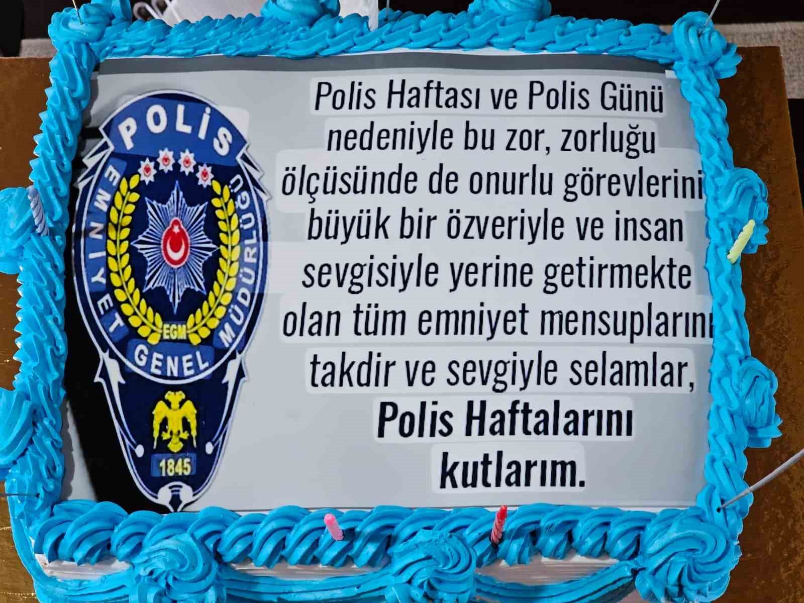 Bitlis’te kavga ihbarına gelen polislere pastalı sürpriz
