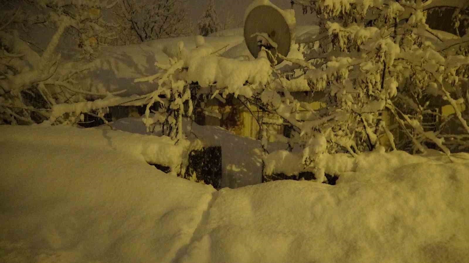 Bitlis’te kent merkezi beyaza büründü

