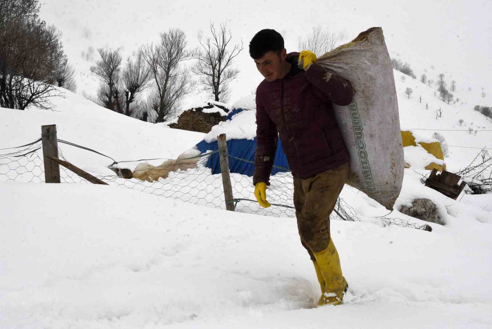 Bitlis’te kış mevsiminin uzaması küçükbaş hayvancılığı vurdu
