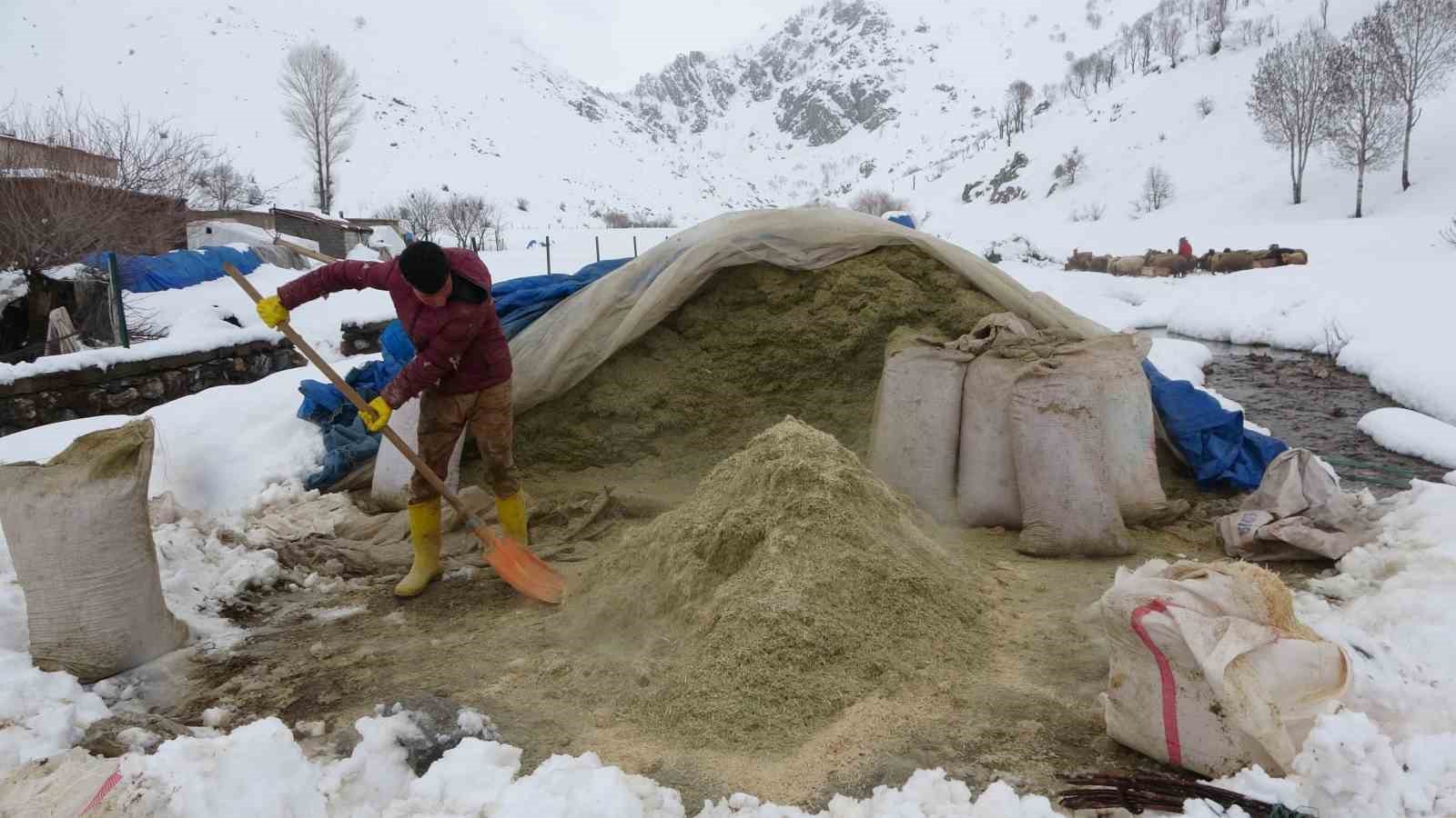 Bitlis’te kış mevsiminin uzaması küçükbaş hayvancılığı vurdu

