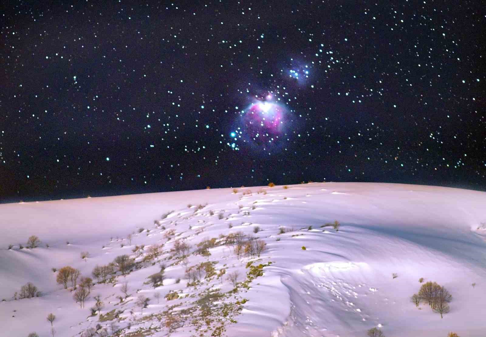 Bitlis’te uzay tutkunlarından nefes kesen çekim
