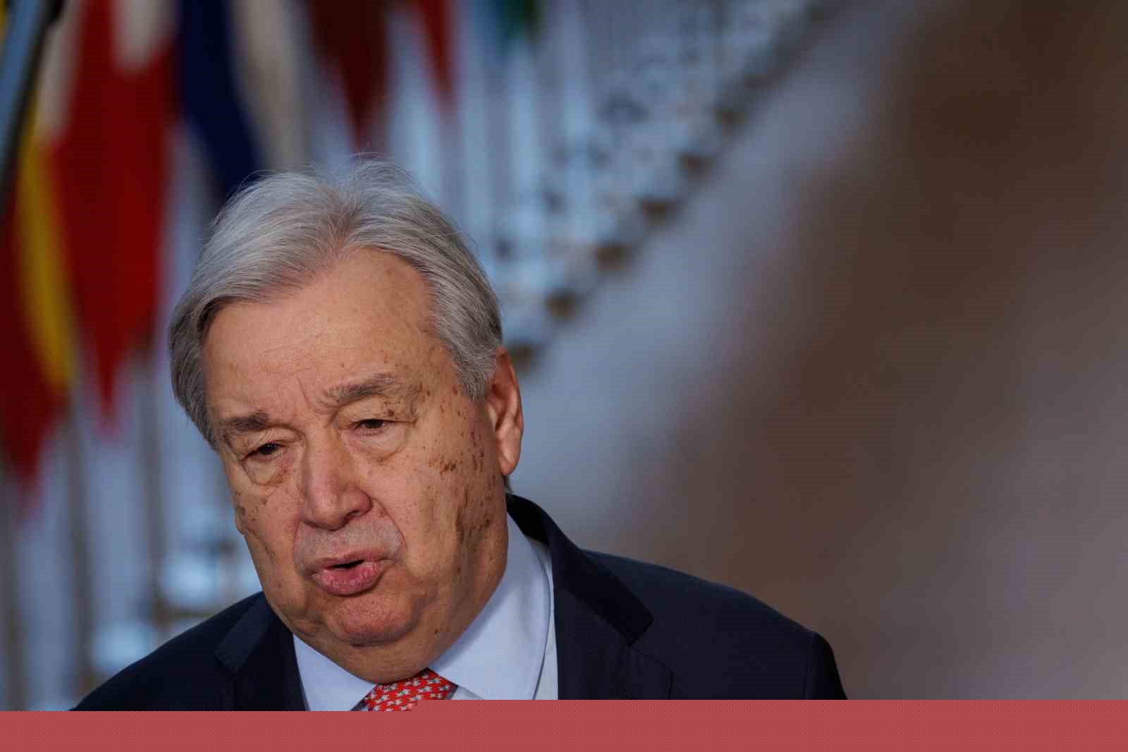 BM Genel Sekreteri Guterres: "ABD ve İsrail’in İran’a karşı yürüttüğü savaşı sona erdirmesinin zamanı geldi"
BM Genel Sekreteri Guterres: "ABD ve İsrail’in İran’a karşı yürüttüğü savaşı sona erdirmesinin zamanı geldi"