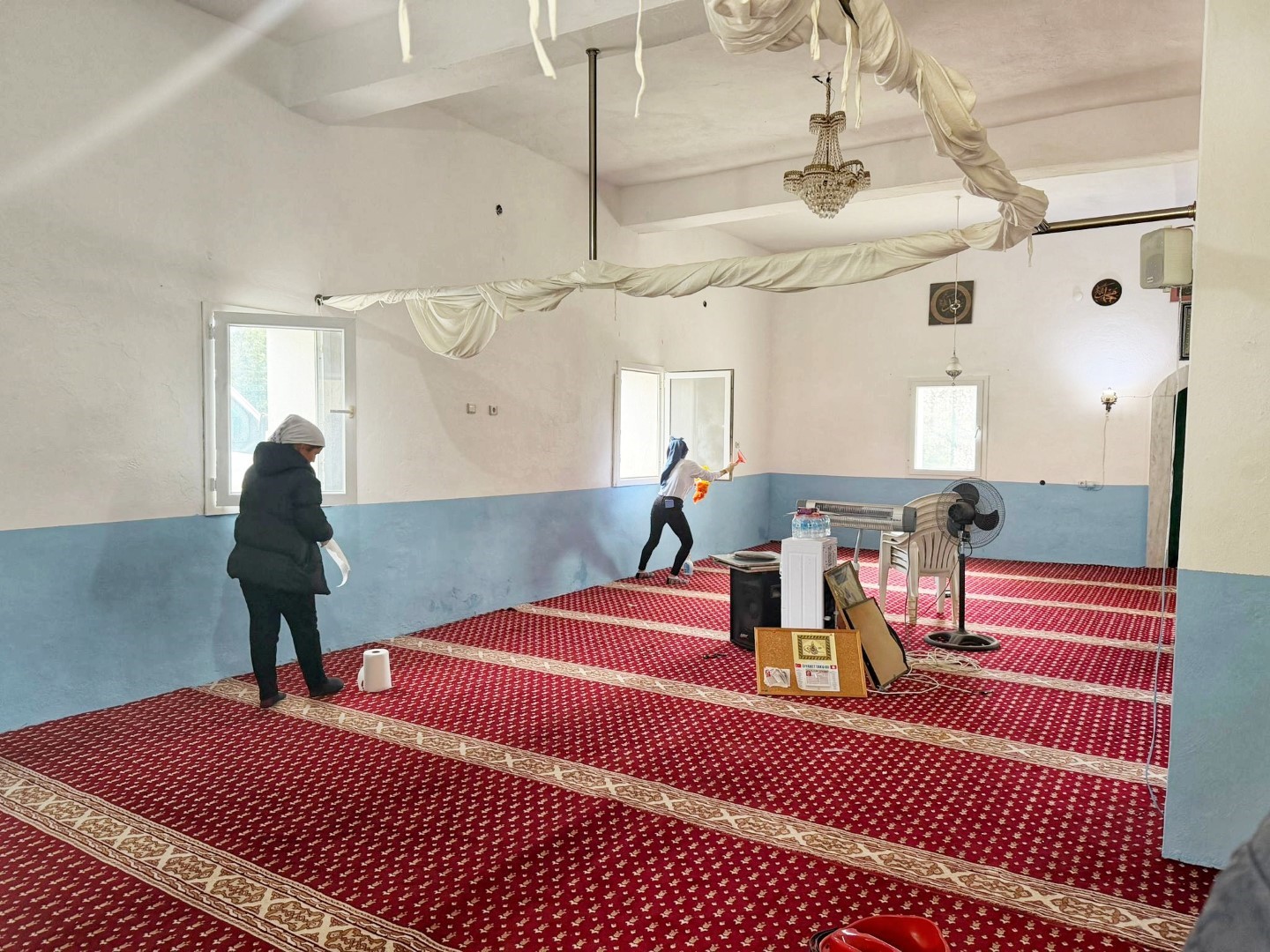 Bodrum camilerinde Ramazan temizliği
