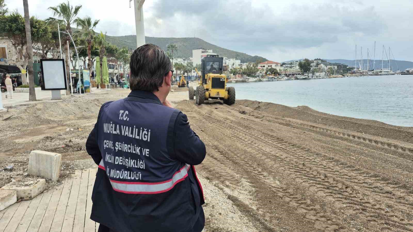 Bodrum Kumbahçe’de düzenleme çalışmaları başladı
