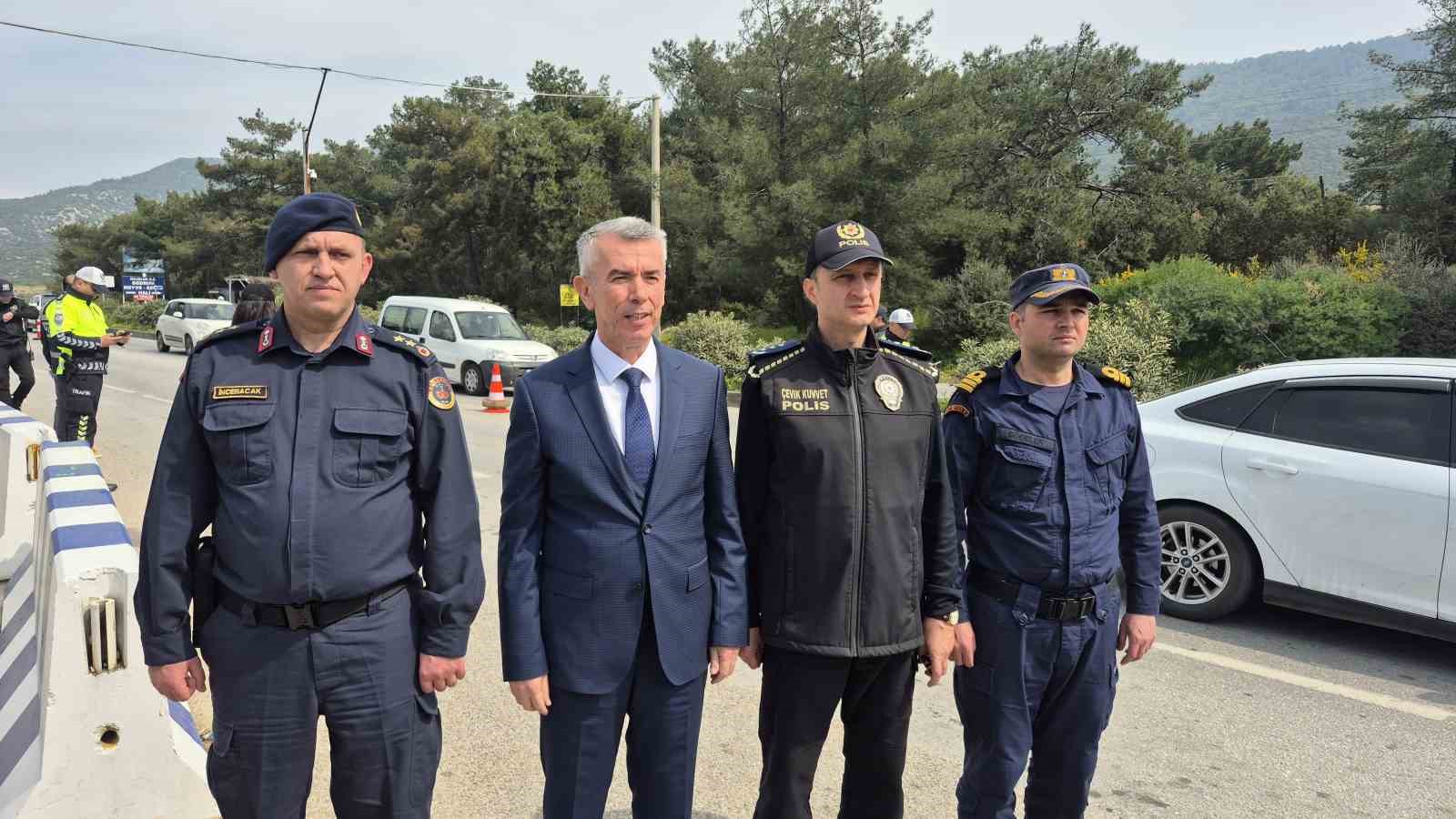 Bodrum’da bayram denetimleri sıkı: 1 günde 25 bin araç girdi
