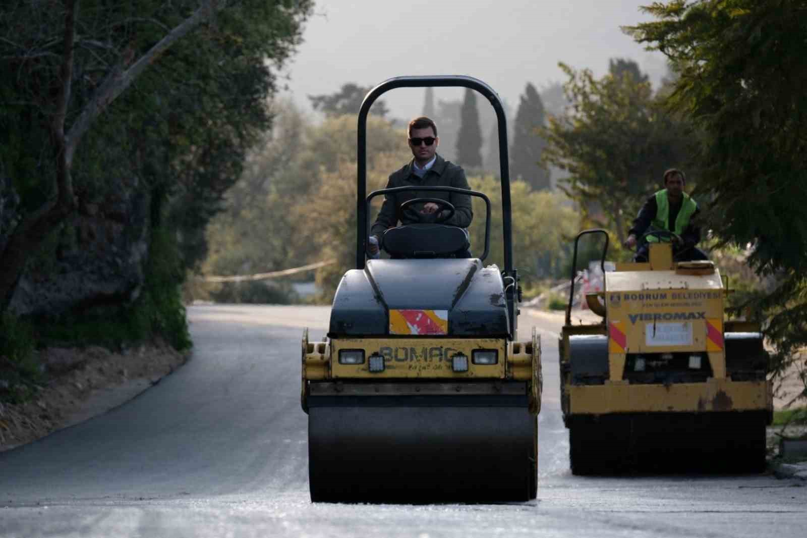 Bodrum’da Bergamut Caddesi yenilenen yüzüyle hizmete açılıyor
