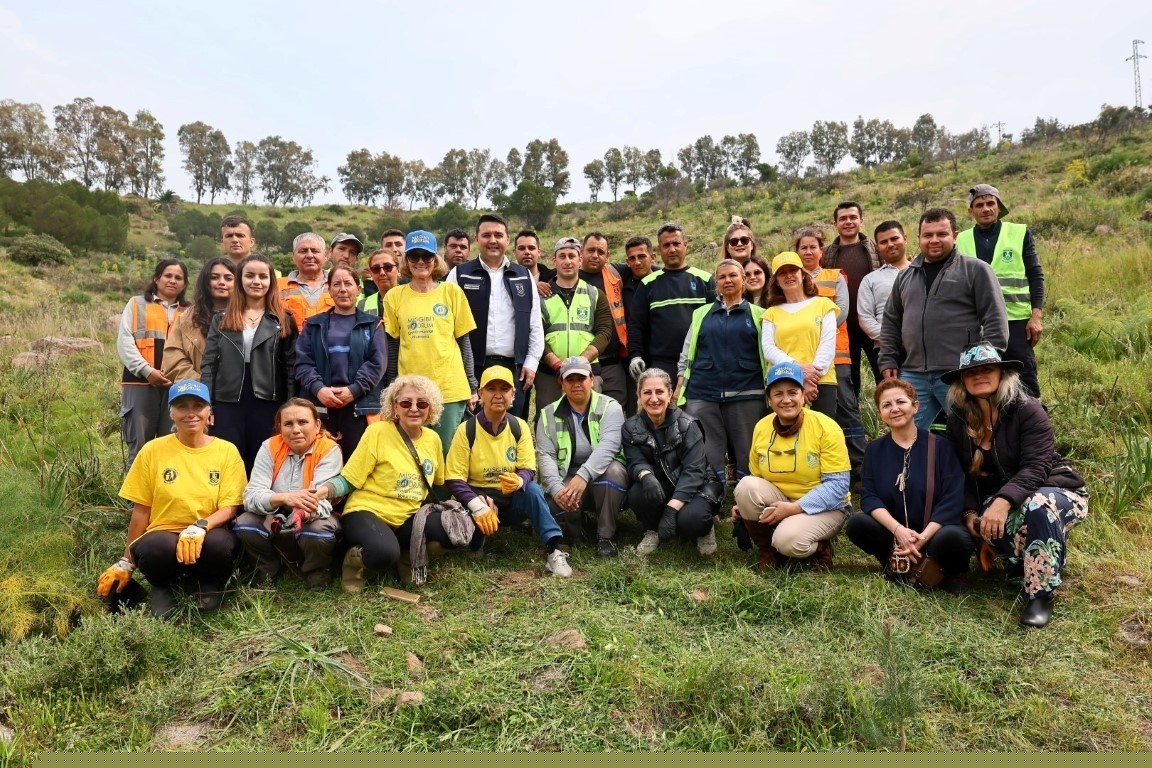 Bodrum’da bin 500 fidan toprakla buluştu
