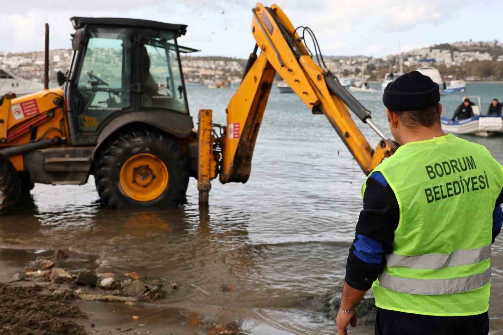 Bodrum’da Gümbet Koyu halka kazandırılıyor
