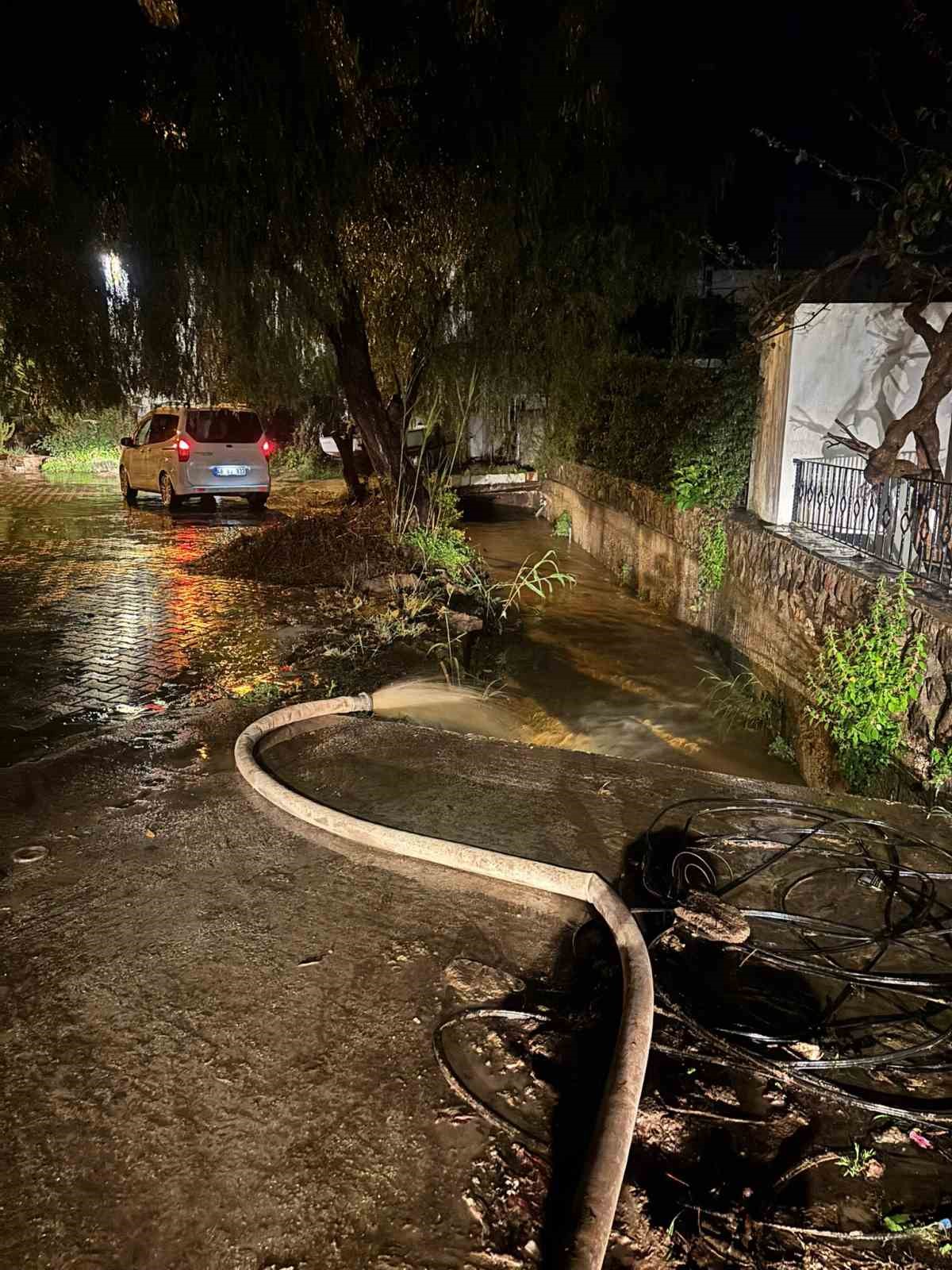 Bodrum’da metrekareye 50 kilogram yağış düştü
