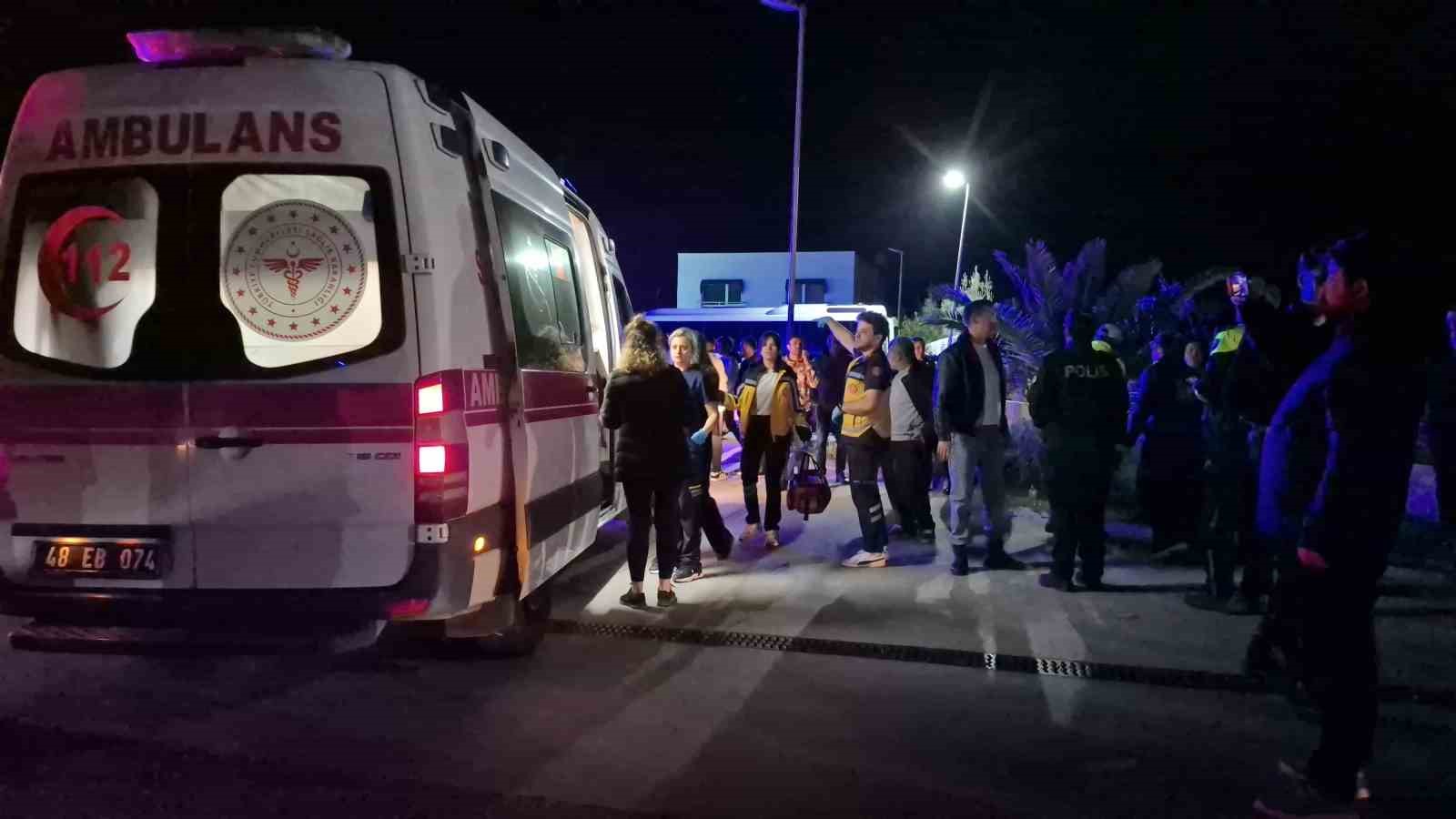 Bodrum’da TOMA, otomobile çarptı
