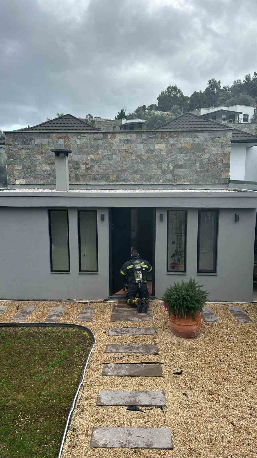 Bodrum’da villada yangın çıktı
