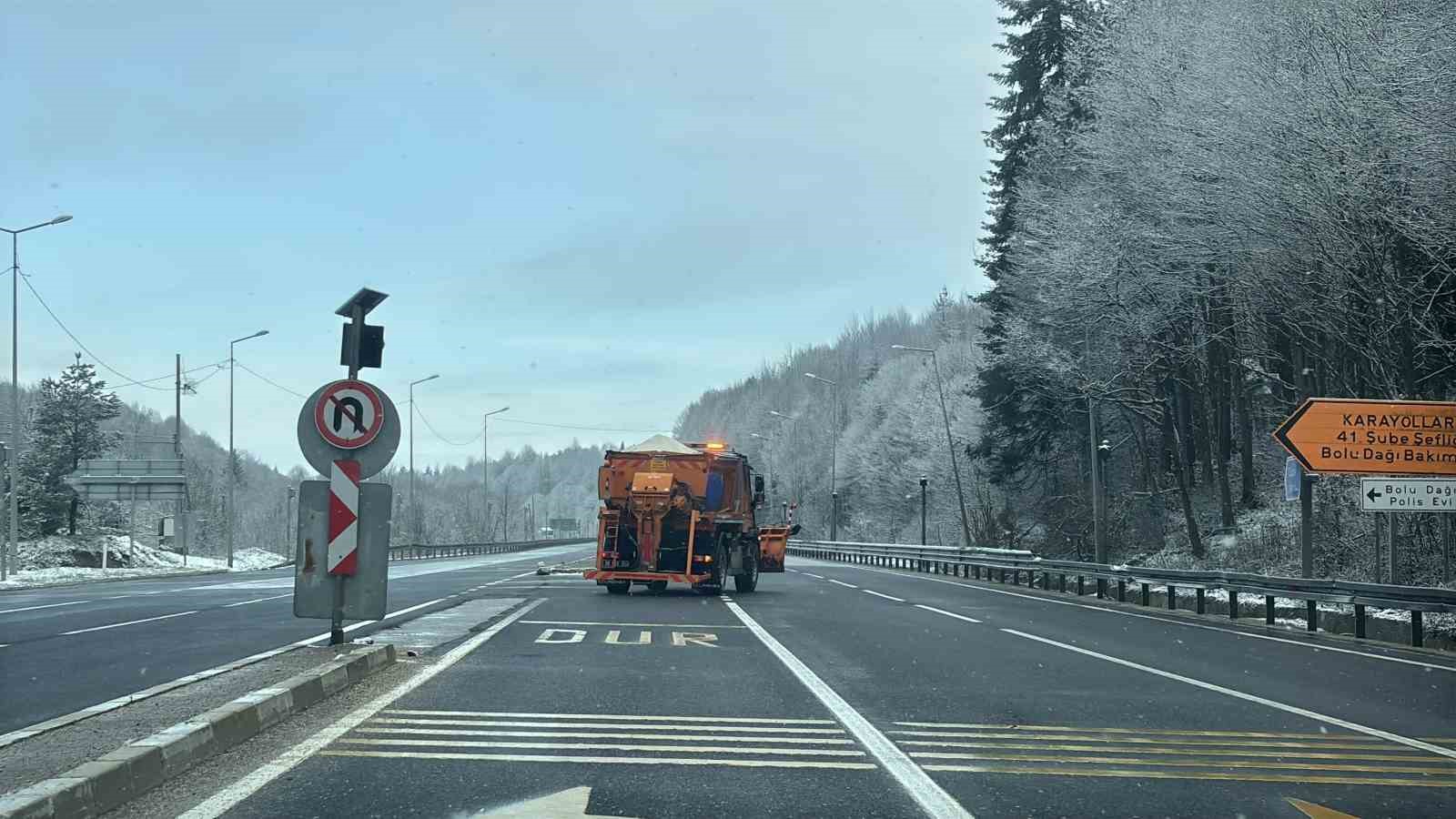 Bolu Dağı beyaza büründü
