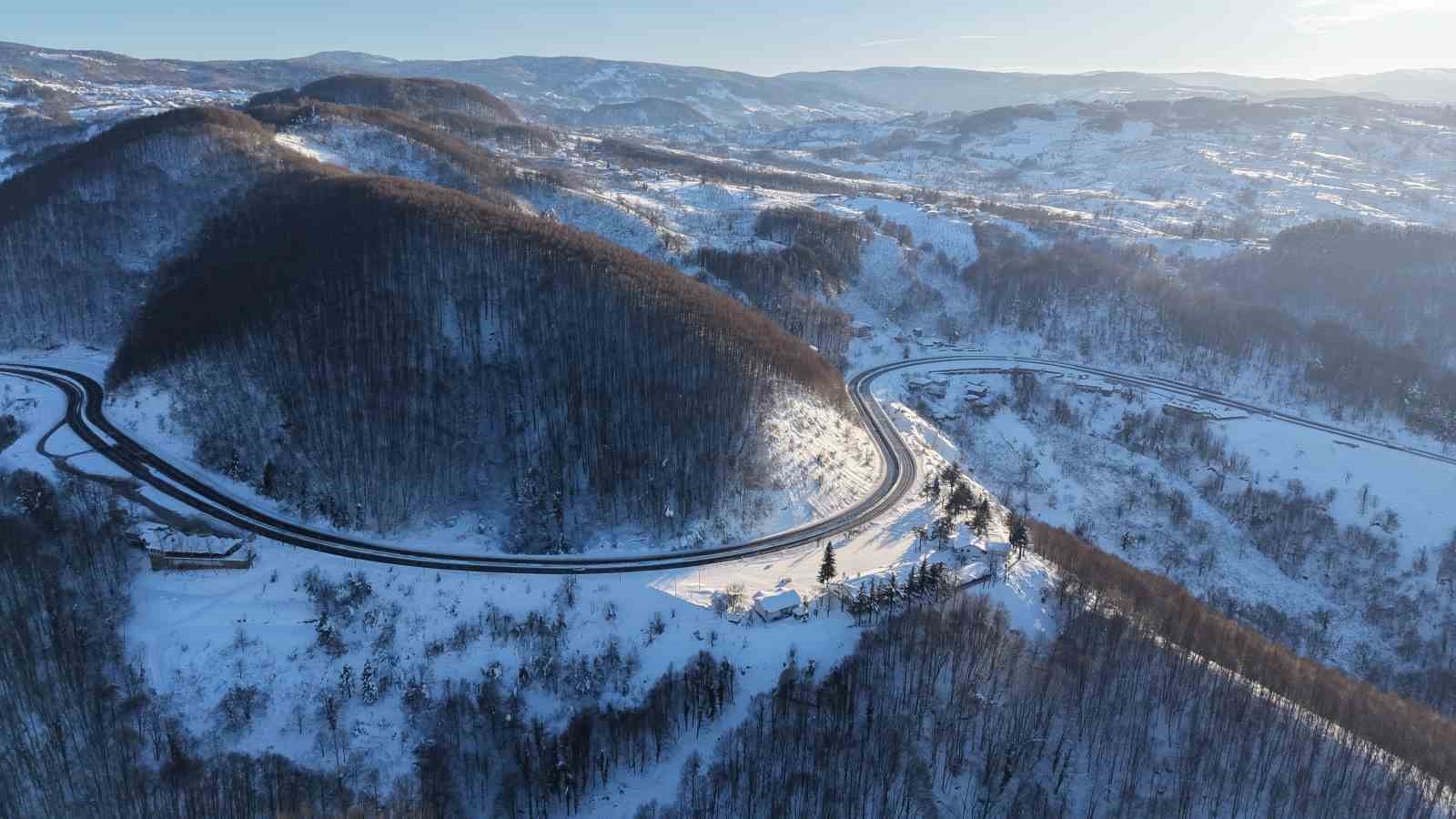 Bolu Dağı’nda gizli buzlanmaya dikkat
