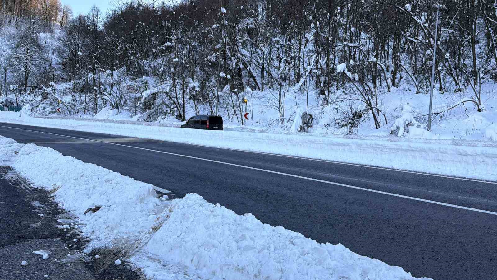 Bolu Dağı’nda gizli buzlanmaya dikkat
