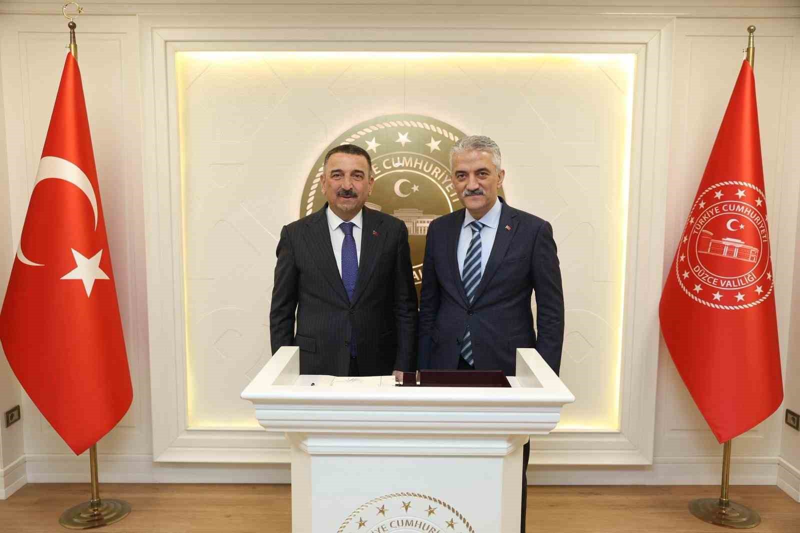 Bolu ve Zonguldak Valileri Düzce’de
