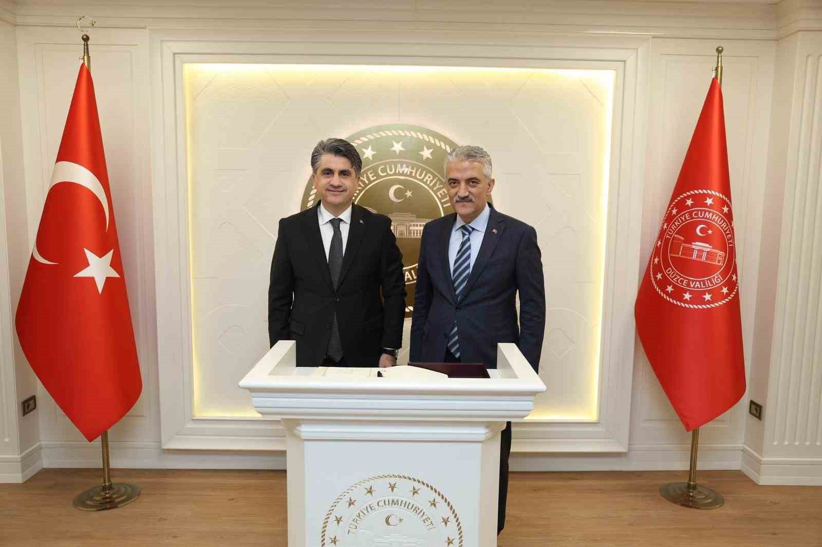 Bolu ve Zonguldak Valileri Düzce’de
