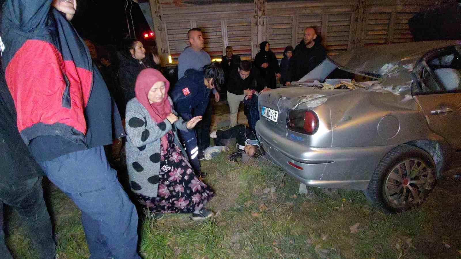 Bolu’da kazada ortalık savaş alanına döndü: 4 yaralı
