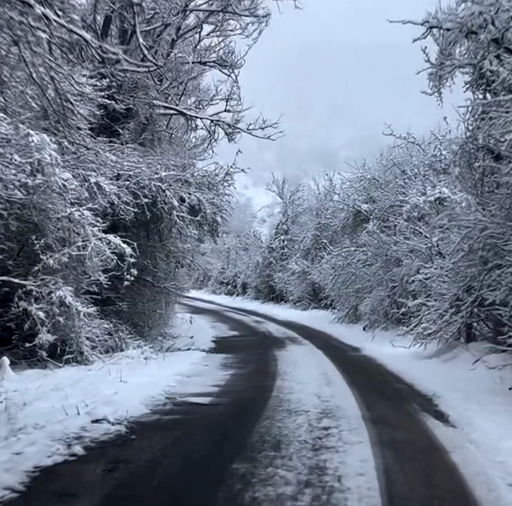 Bolu’da nisan ayında kar sürprizi
