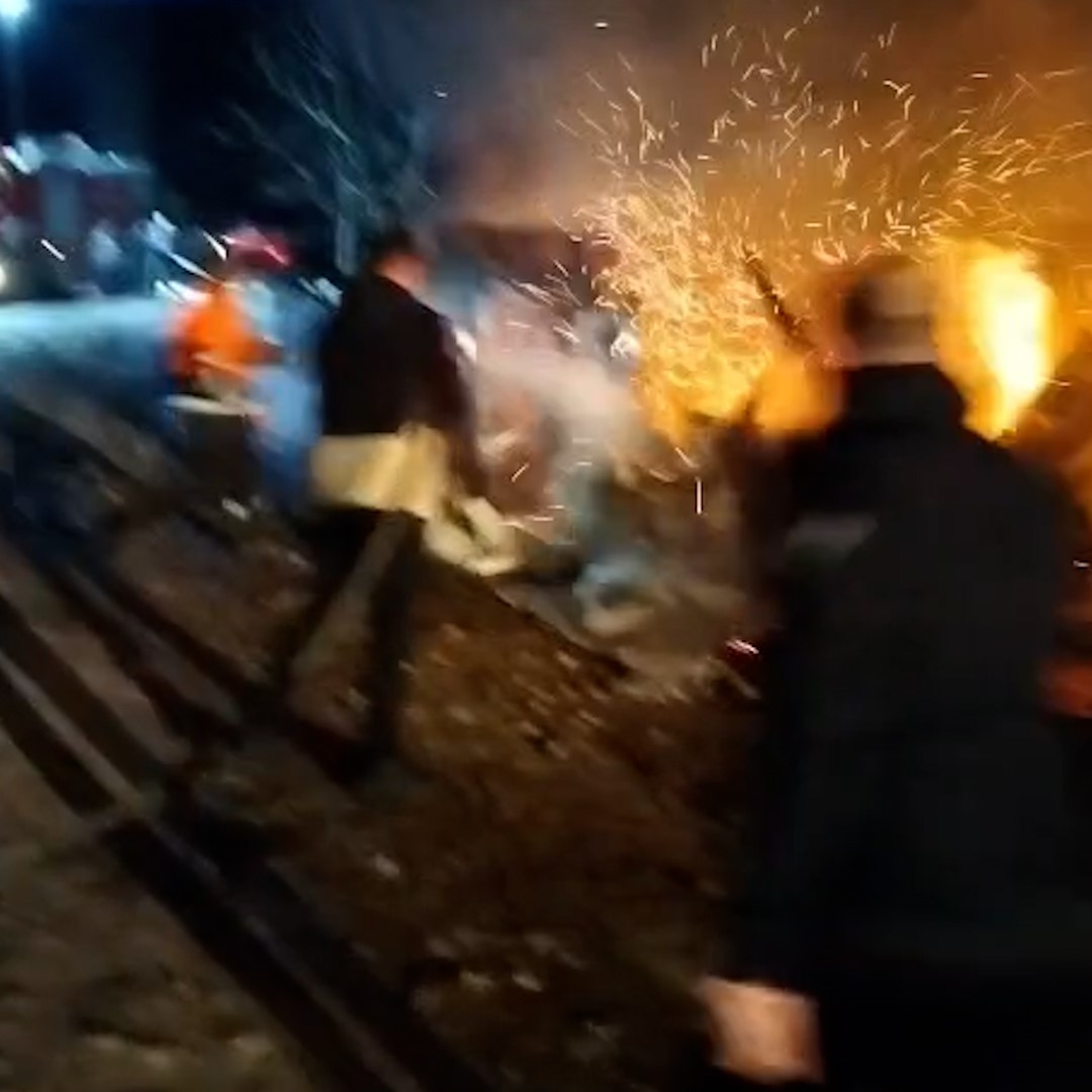 Bolu’da tek katlı ev küle döndü
