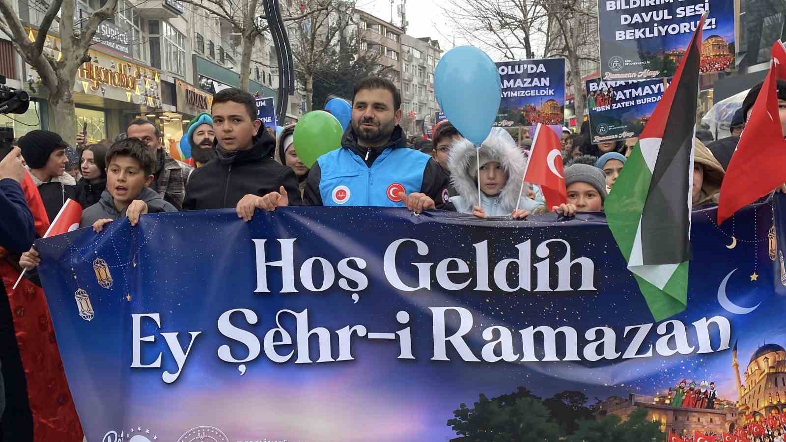 Bolu’da yüzlerce kişi ‘Ramazan Alayı’ yürüyüşünde buluştu
