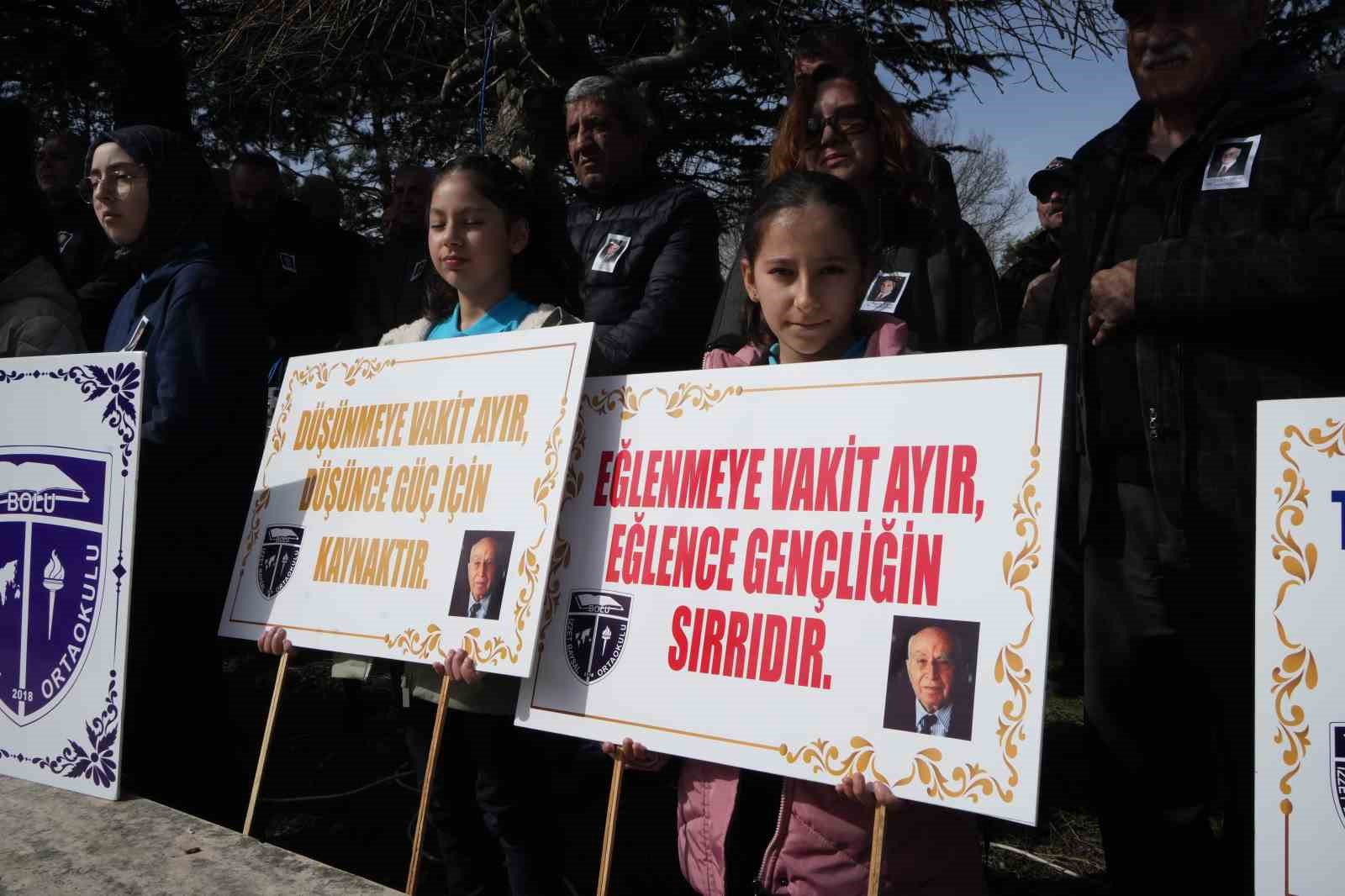 ‘Bolu’nun Babası’ İzzet Baysal vefatının 26’ncı yılında dualarla anıldı
