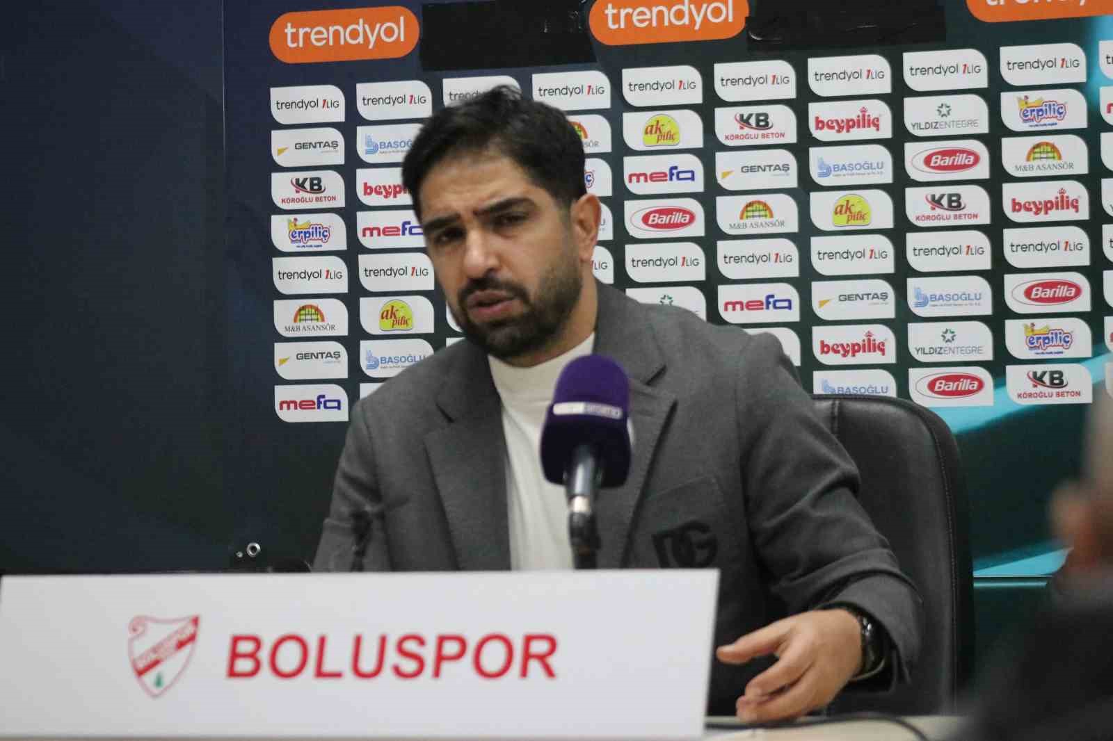 Boluspor-Sakaryaspor maçının ardından
