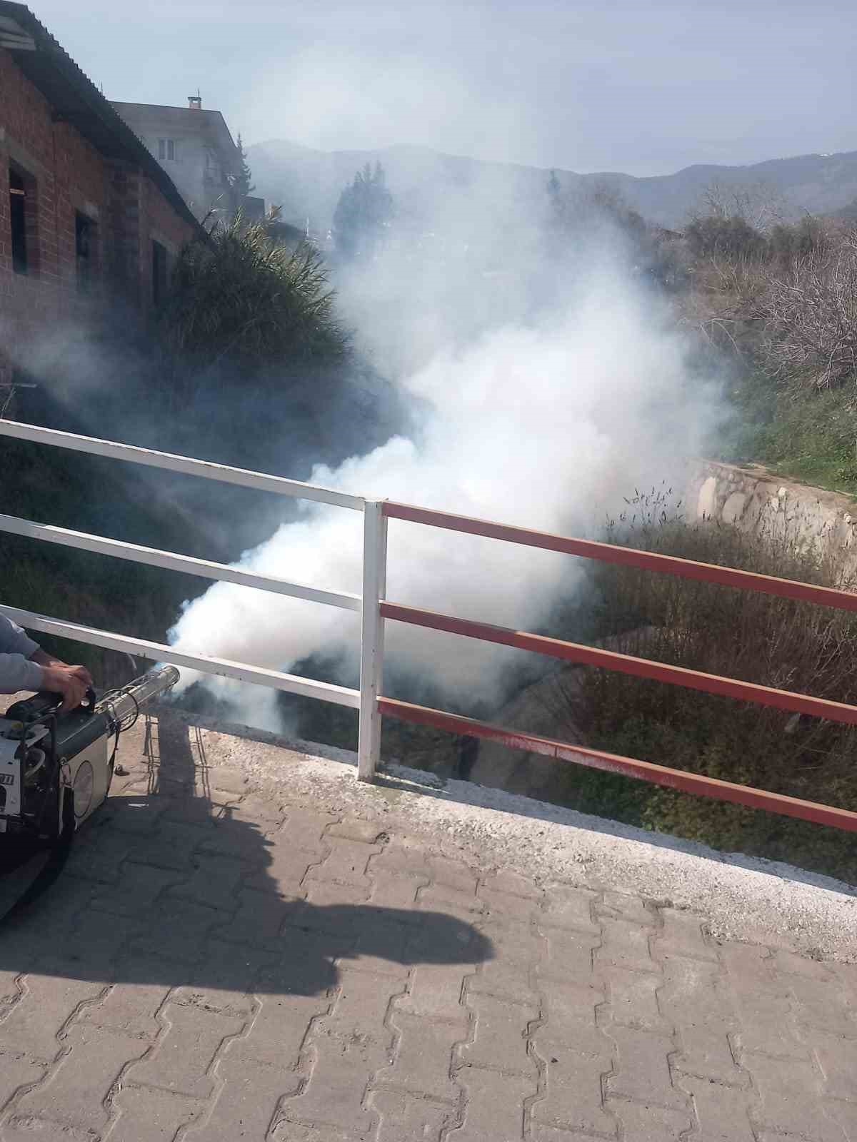 Bozdoğan Belediyesi ilaçlama çalışmalarını aralıksız sürdürüyor
