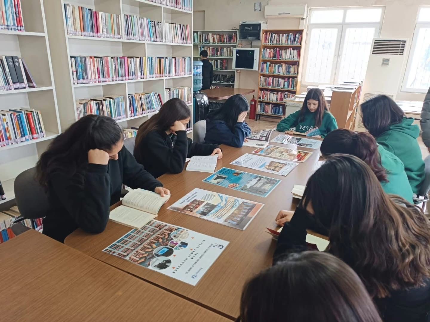 Bozdoğan’da öğrenciler kitapla buluştu
