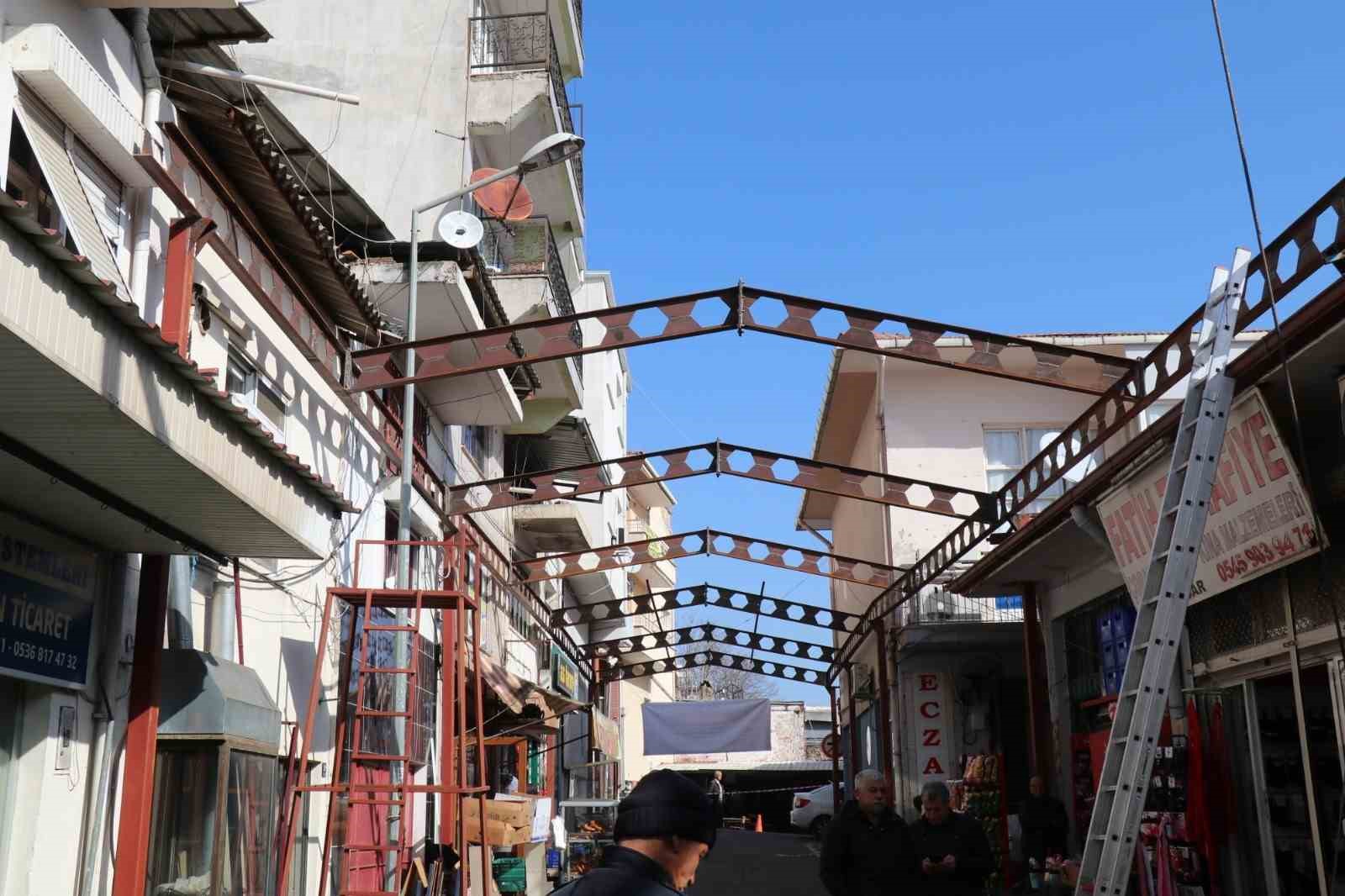 Bozdoğan’da Simit Pazarı Sokağı yenileniyor
