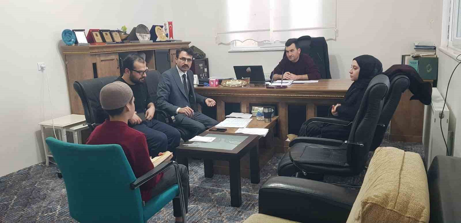 Bozkır’da Kuran Kursu öğrencilerinin eğitim durumu incelendi
