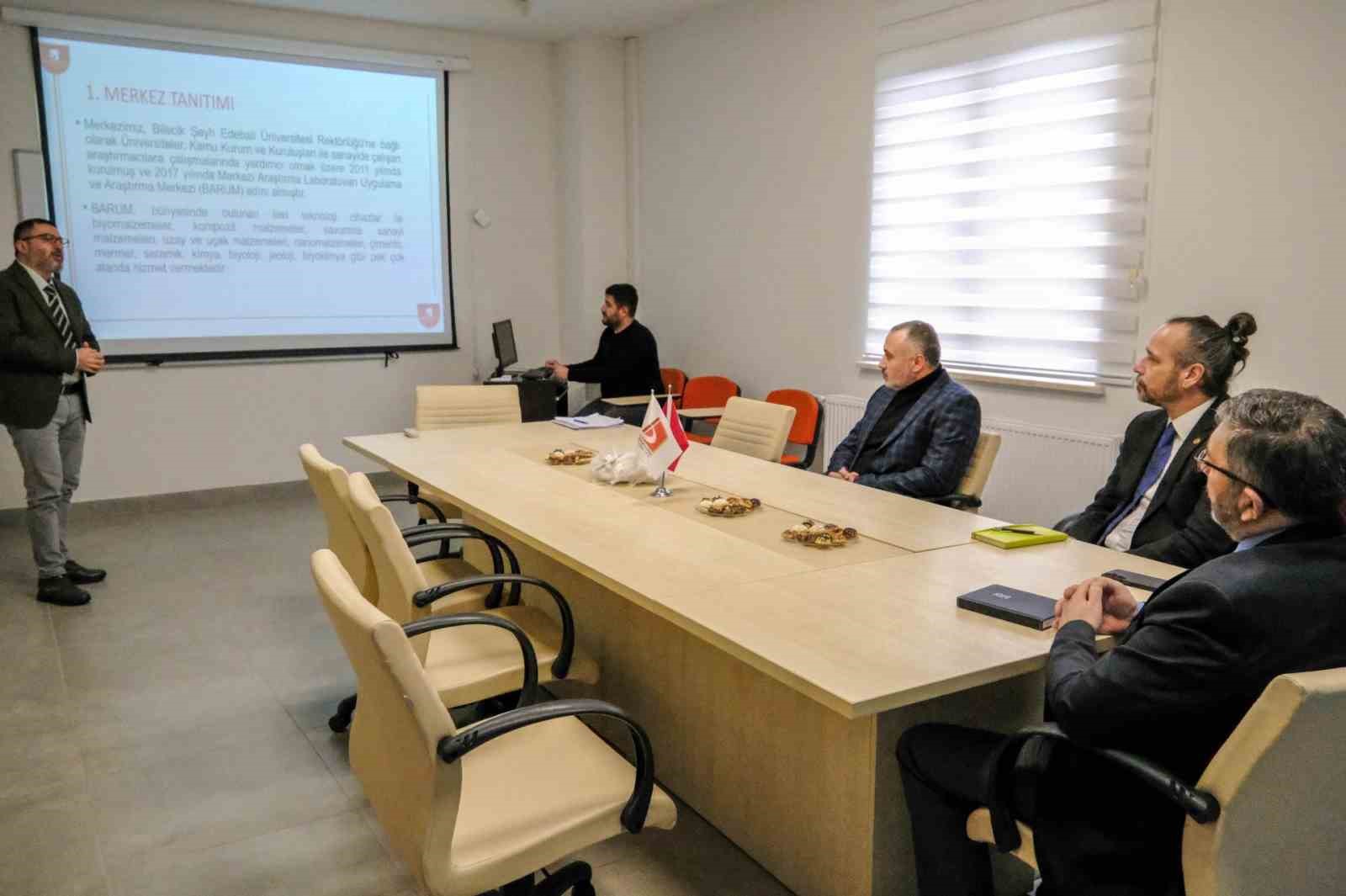 BŞEÜ Rektörü Kaplancıklı araştırma merkezlerinde incelemelerde bulundu
