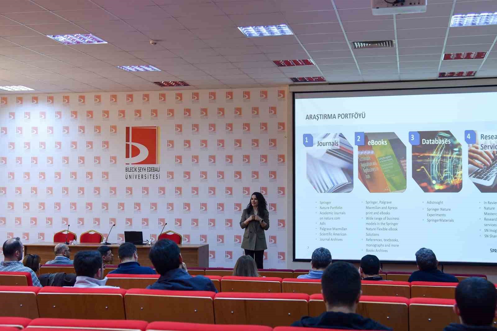 BŞEÜ’de ‘Springer Nature Yazar Semineri’ düzenlendi
