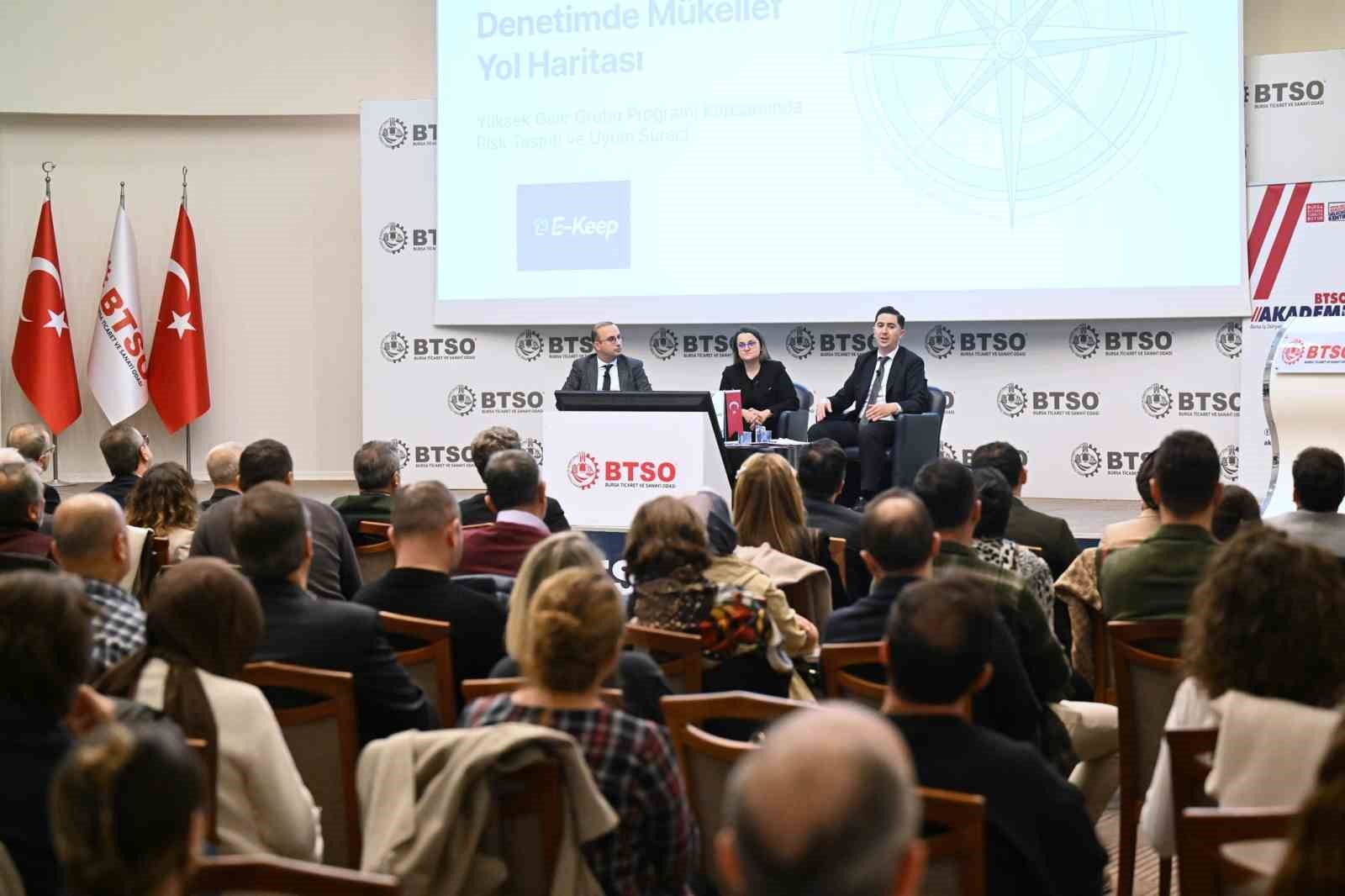BTSO Akademi’de veri temelli vergi gözetimi ve uyum süreci anlatıldı
BTSO Akademi’de veri temelli vergi gözetimi ve uyum süreci anlatıldı