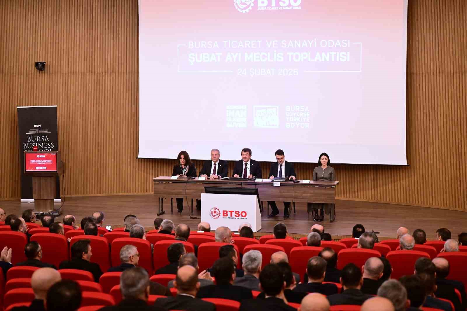 BTSO meclisi Bursa Business School’da toplandı
BTSO meclisi Bursa Business School’da toplandı