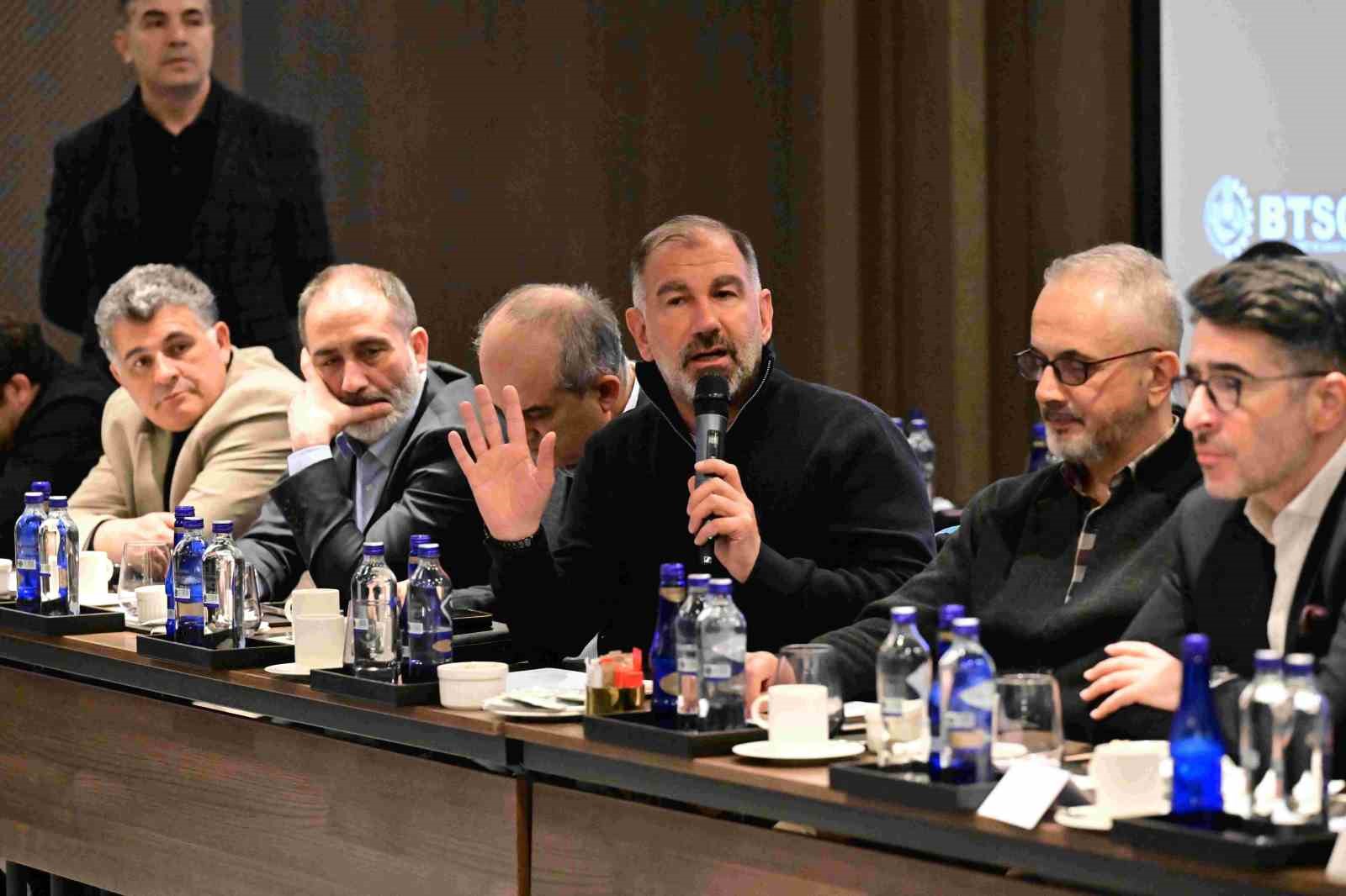 BTSO yönetim kurulu Başkanı İbrahim Burkay: "Kurumların gerçek gücü fiziksel yapılar değil, birlik ve dayanışma ruhudur"
