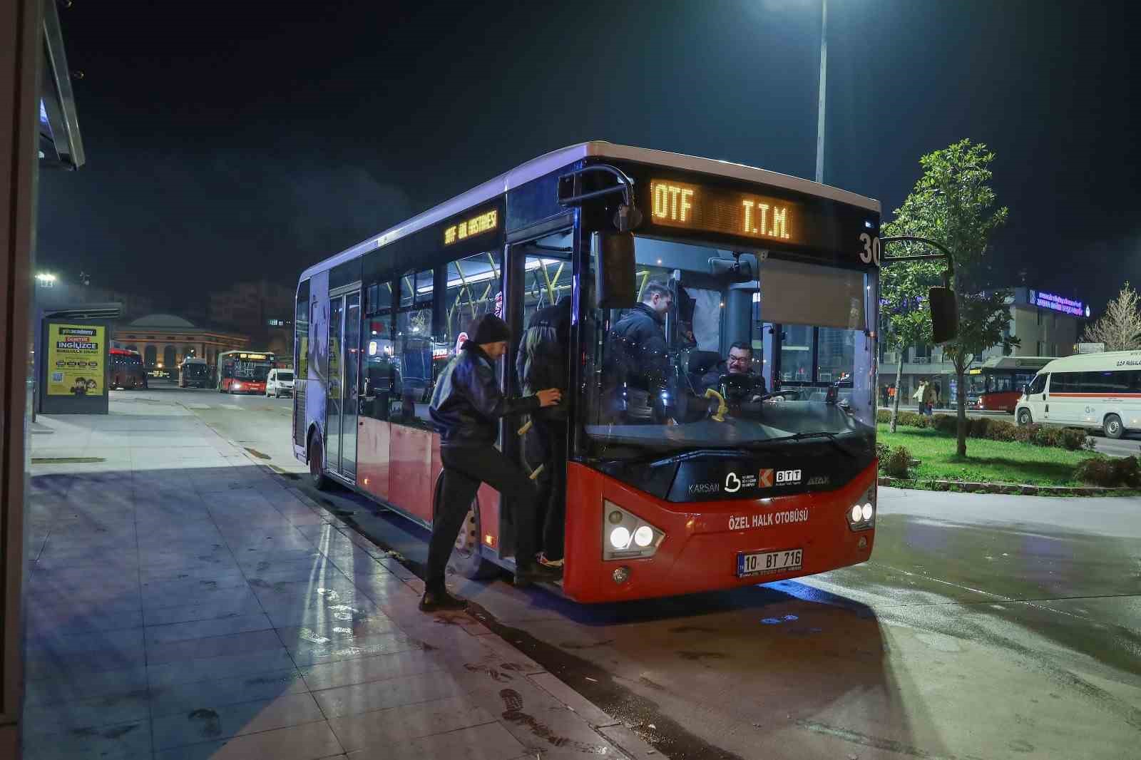 BTT Sınav haftalarında 859 bin öğrenci ücretsiz taşındı
