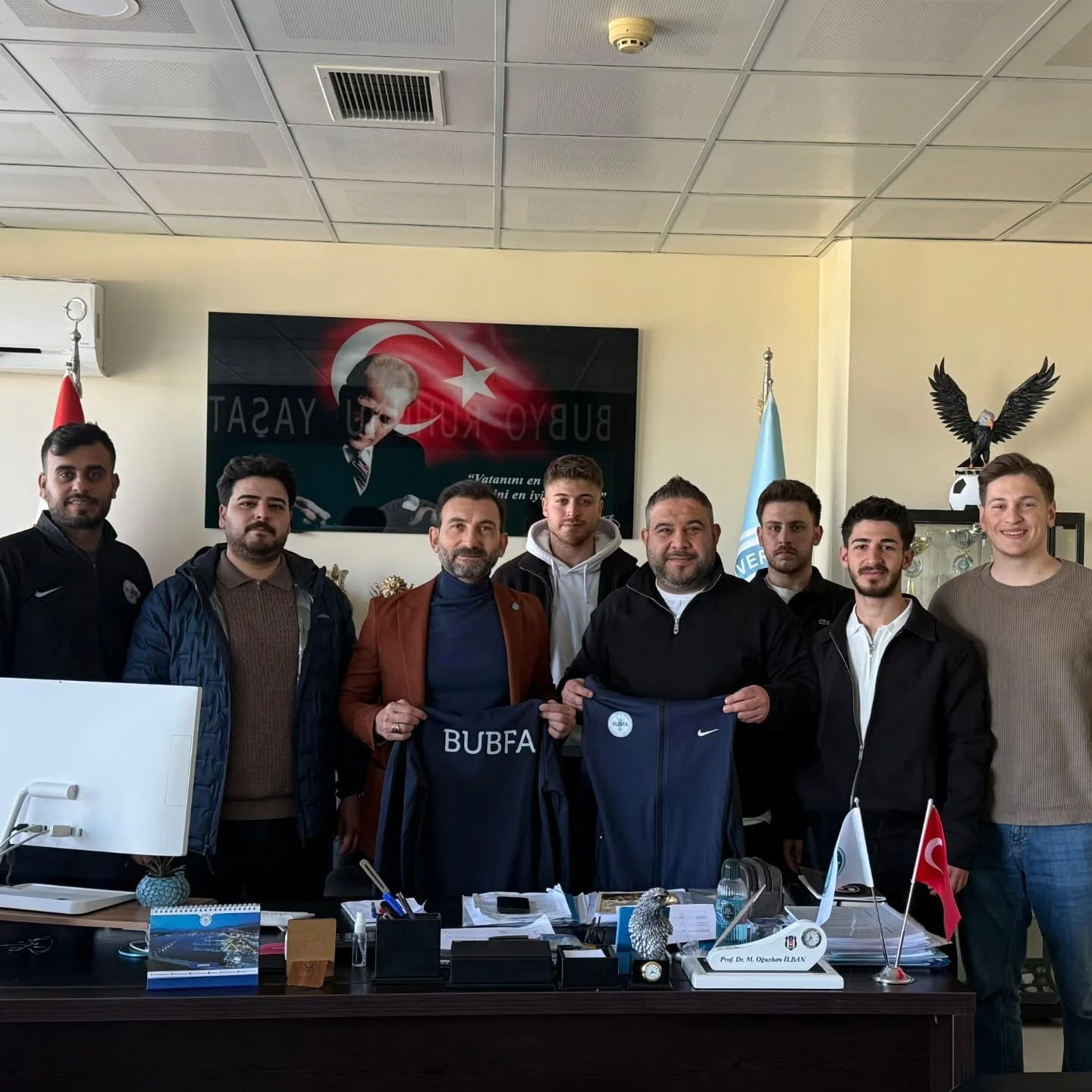 BUBFA futbol takımı rektörlük kupasına hazırlanıyor
