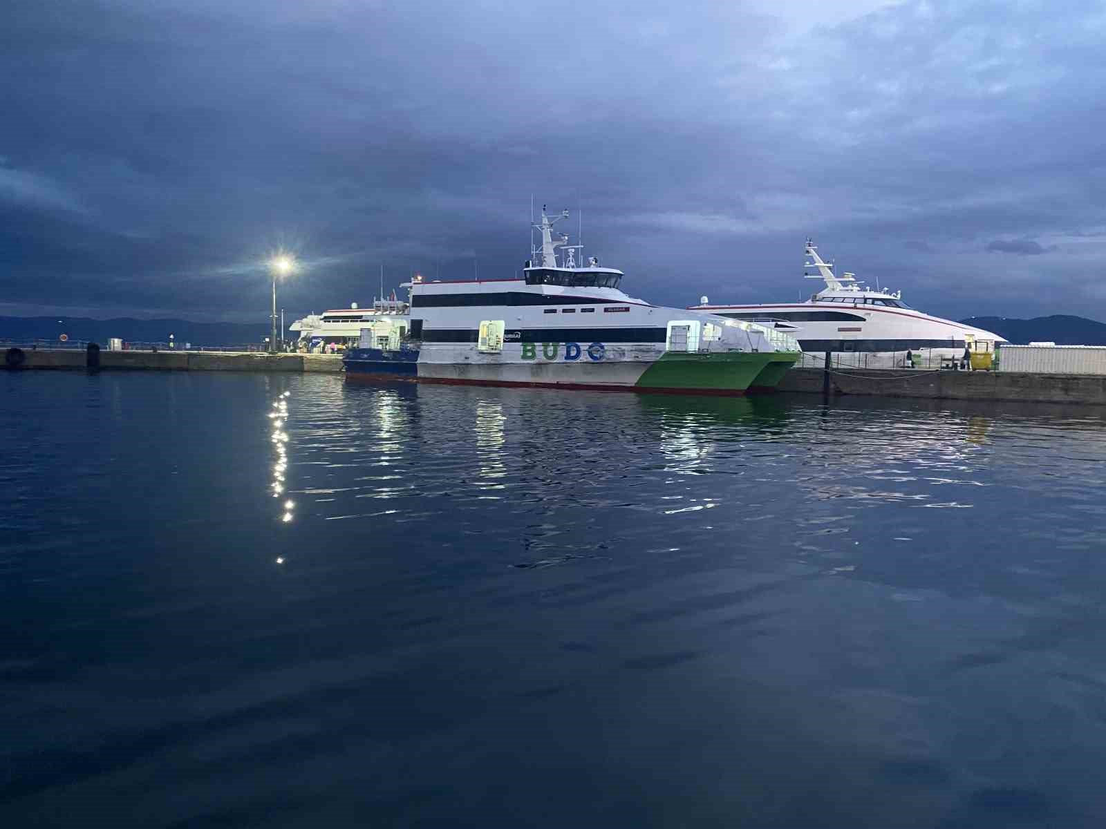 BUDO’nun bazı seferleri olumsuz hava şartları nedeniyle iptal edildi
