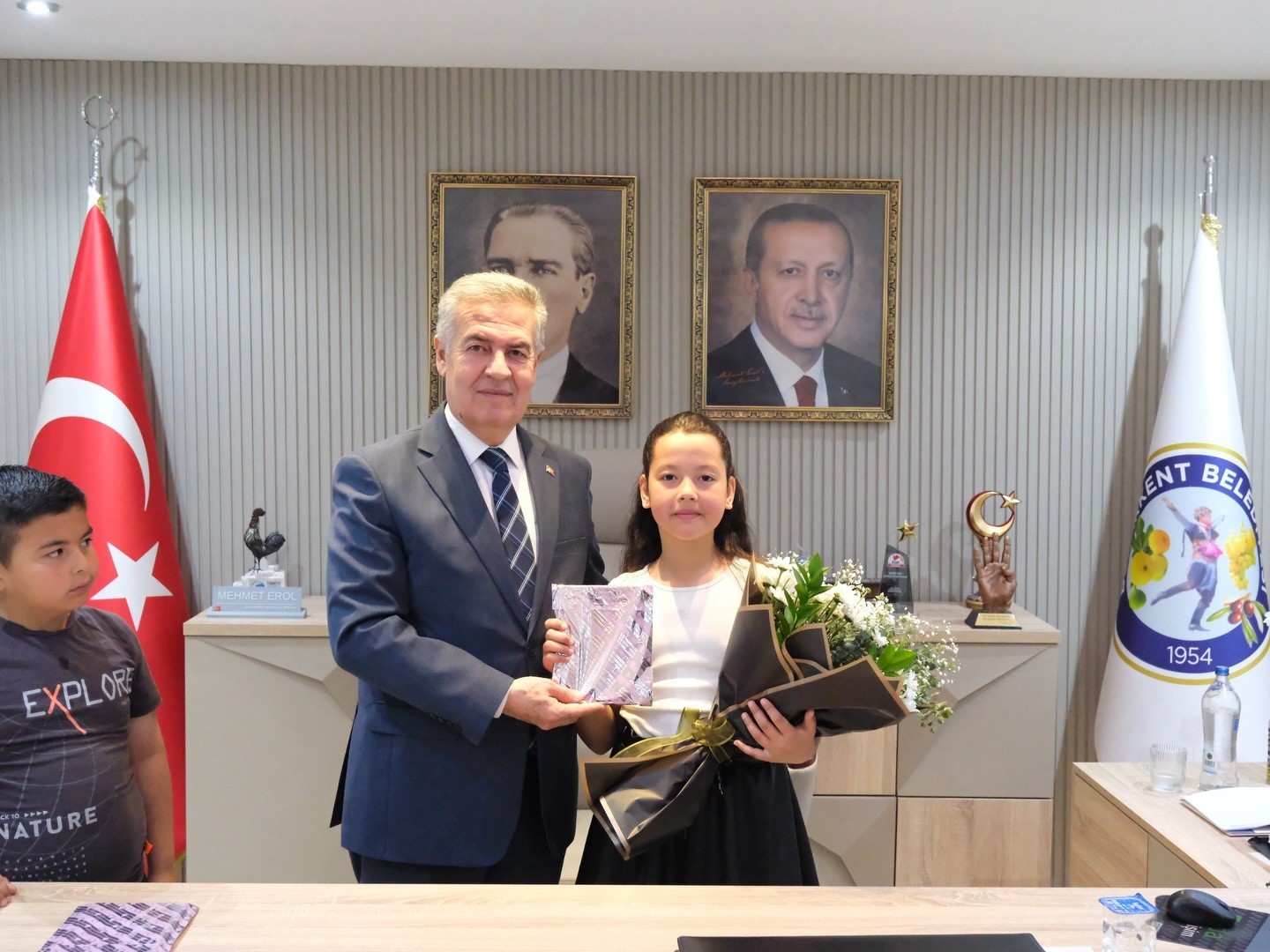 Buharkent’te başkanlık koltuğu değişti
