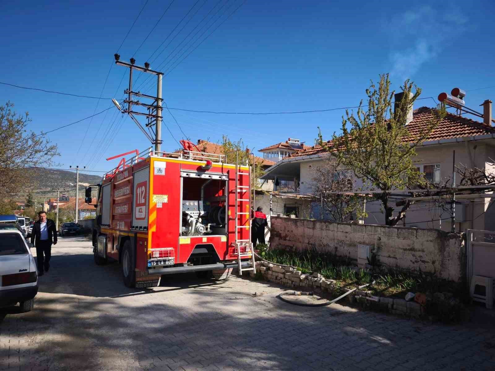 Burdur’da baca yangını söndürüldü
