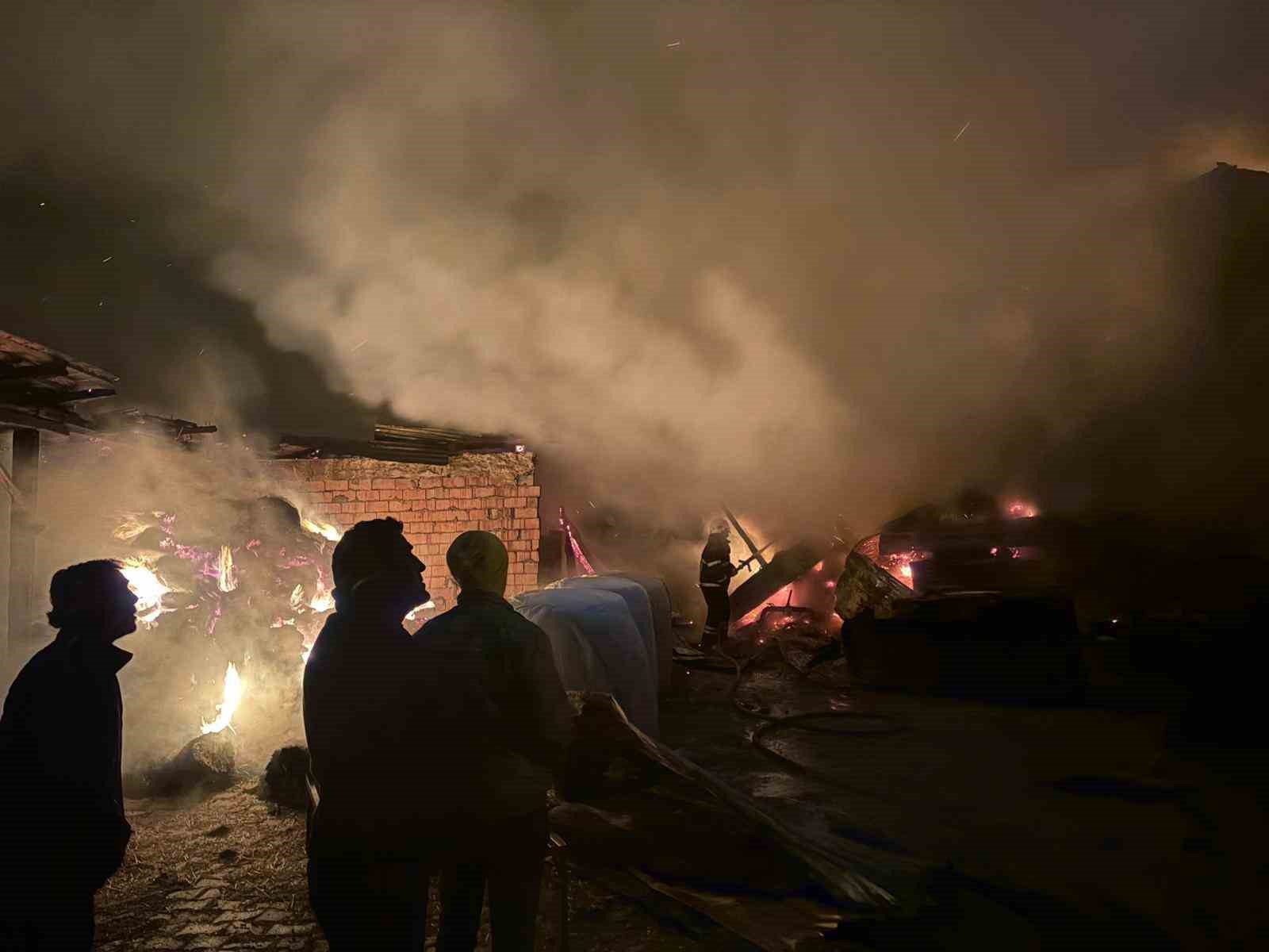 Burdur’da köyde çıkan yangında 2 ev, 1 ahır kullanılmaz hale geldi
