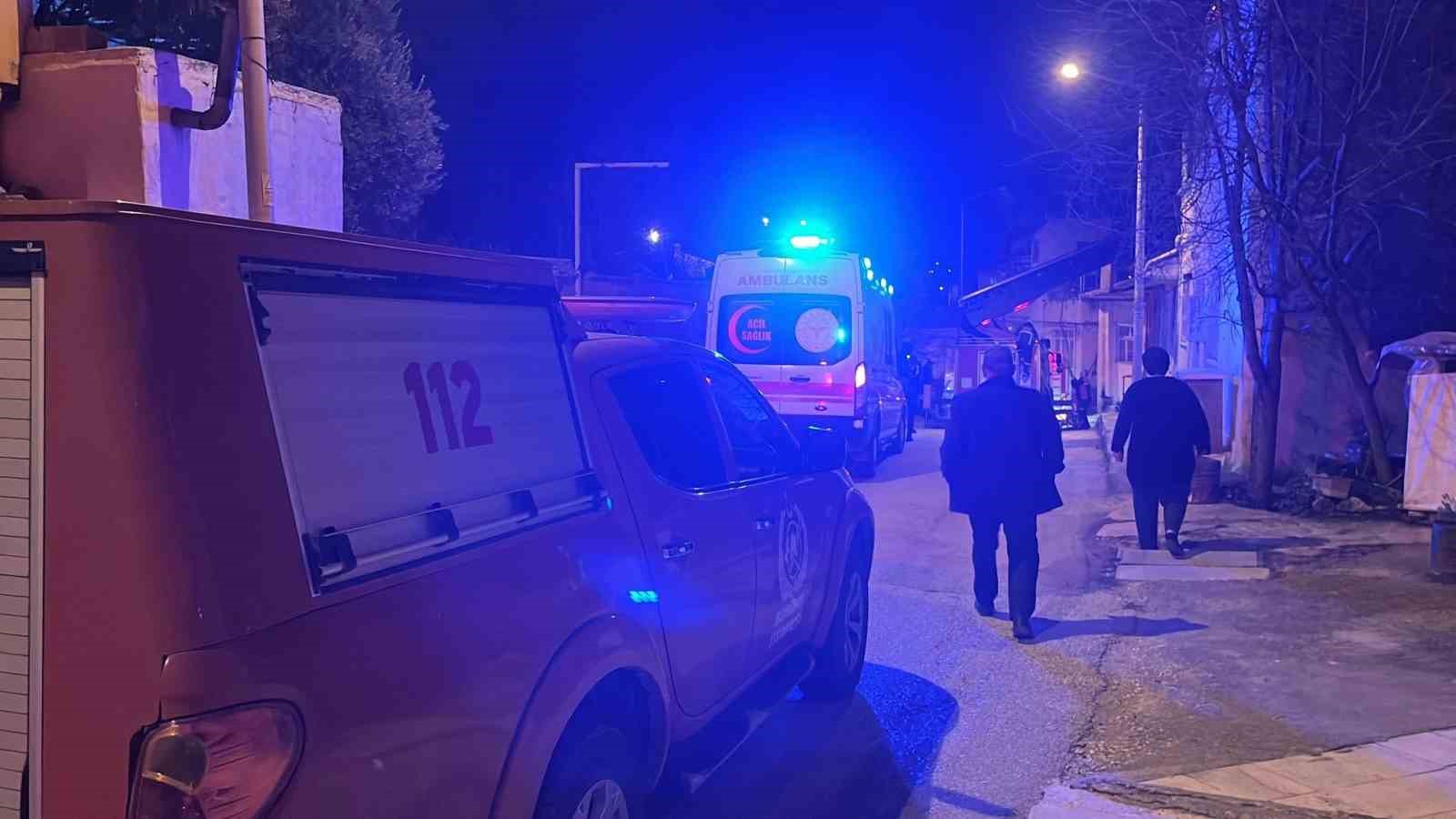 Burdur’da müstakil evin bacısında yangın
